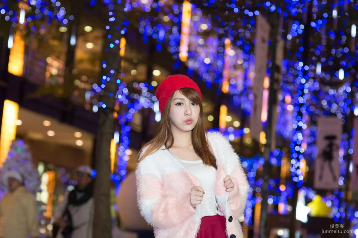 台湾正妹呂小步/吕思莹《黑丝夜拍》写真集4