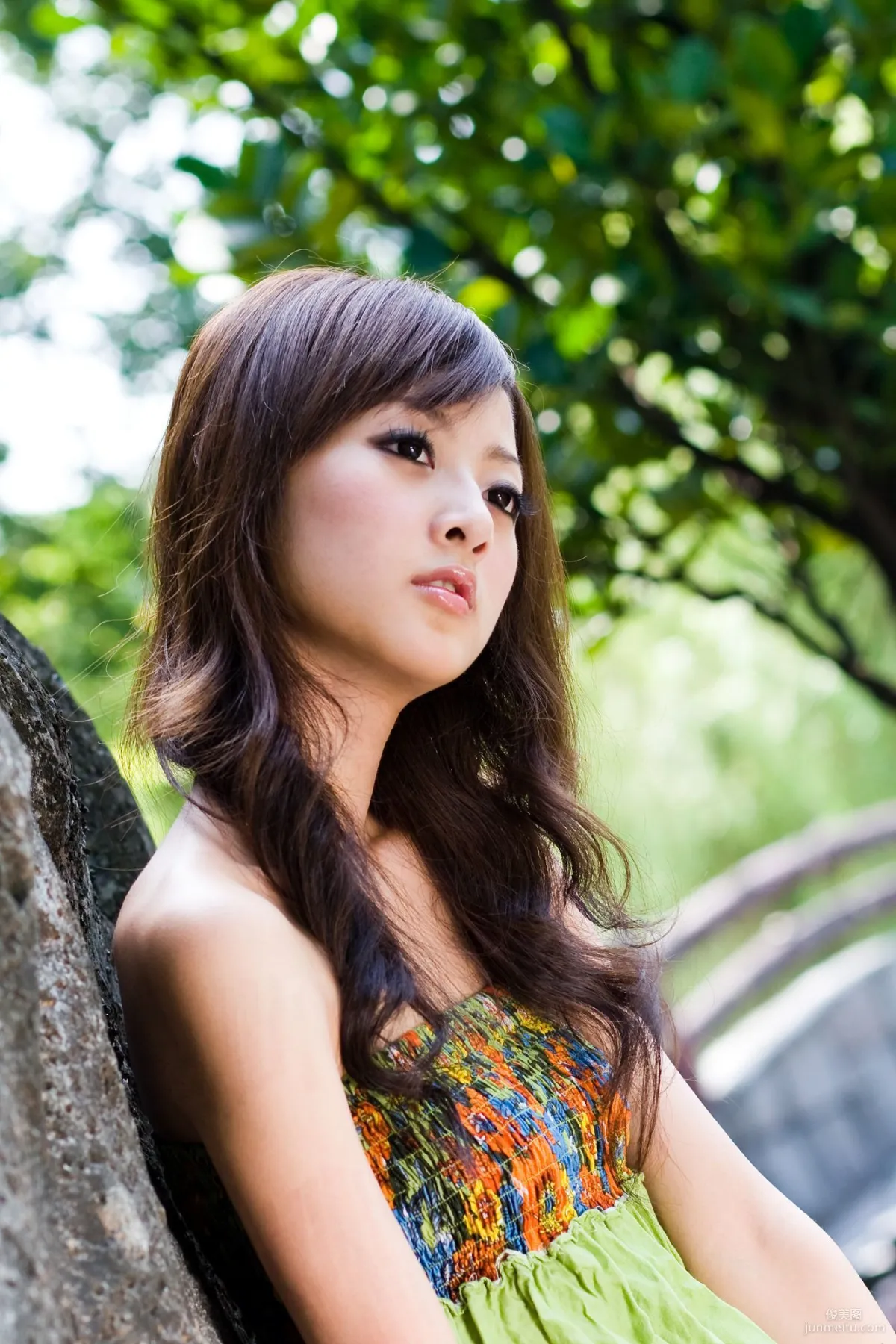 Guo Zi MM, Zhang Kaijie, Shuangxi Park Outdoor Shoot Photo Set photo 24