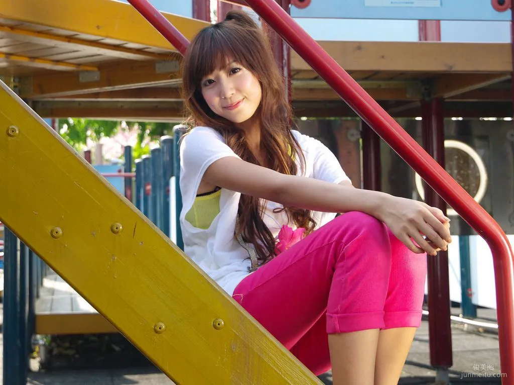 Taiwan Beauty Hongshi/Hong Shihan 'Fresh and Sweet Outdoor Shoot' Photo Set photo 45
