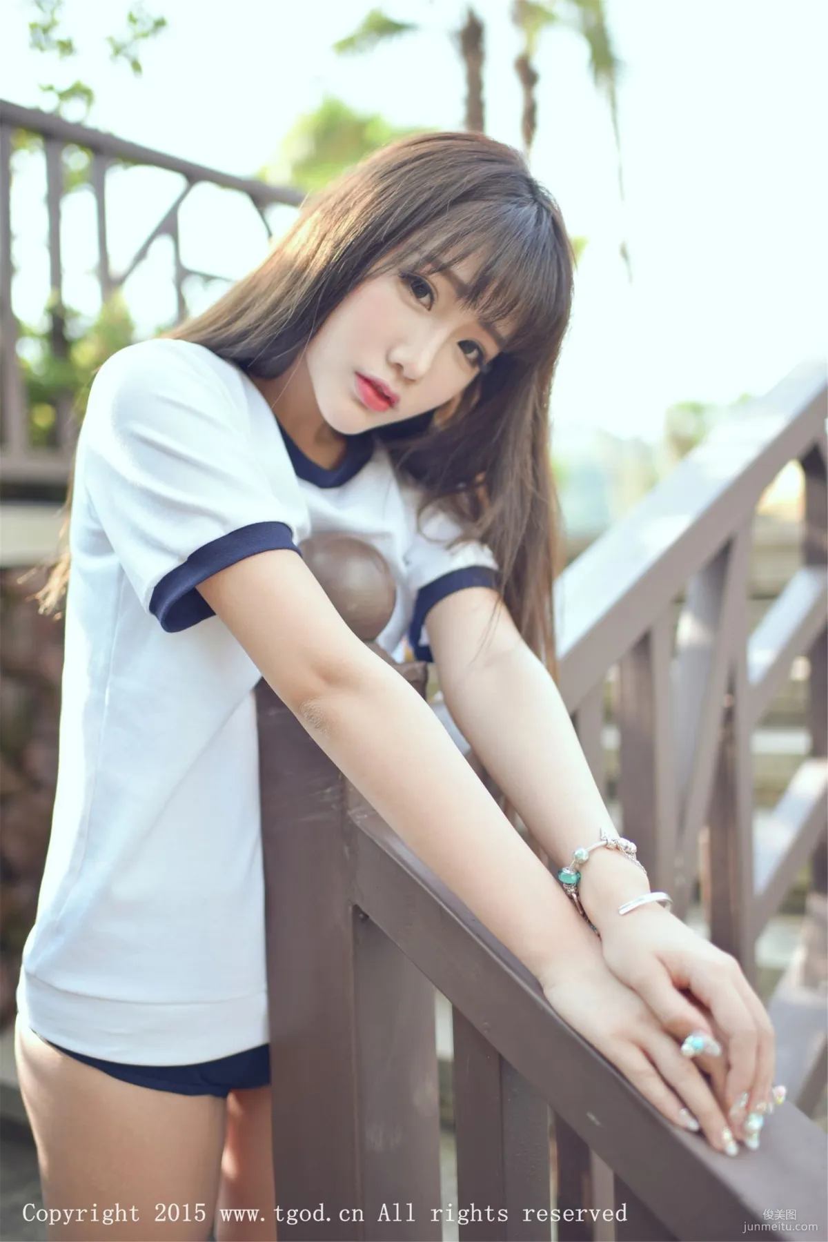 Akiki Zhu Ruomu, Yunman Travel Shoot, Gymnastics Suit and School Swimsuit Series [TGOD] Photo Set photo 19