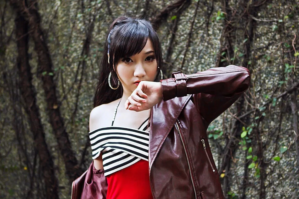 Taiwan Leg Model Tina Chen Siting, American Street, Street Snap Photo Set photo 30