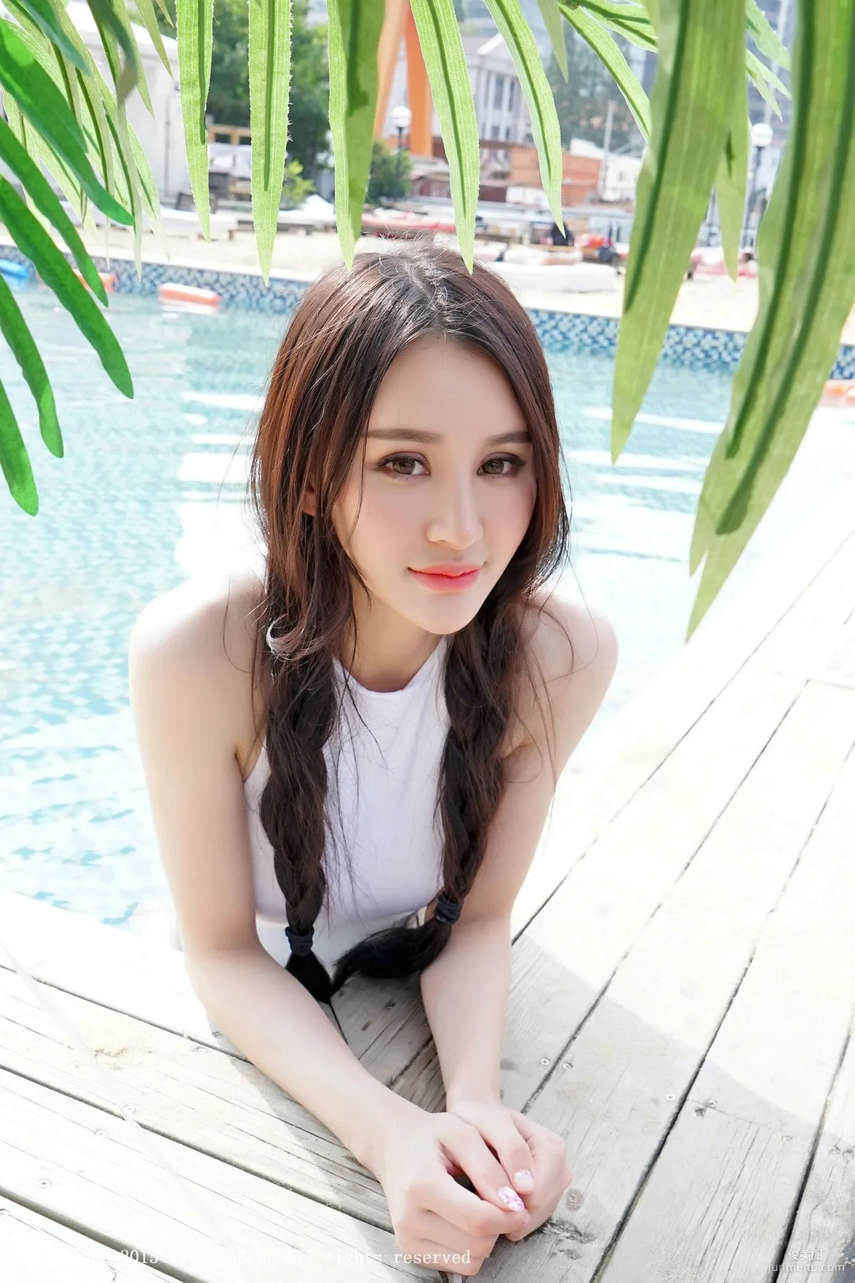 Cheryl Qingshu, Bikini and White Shirt Series [TGOD] Photo Set photo 17