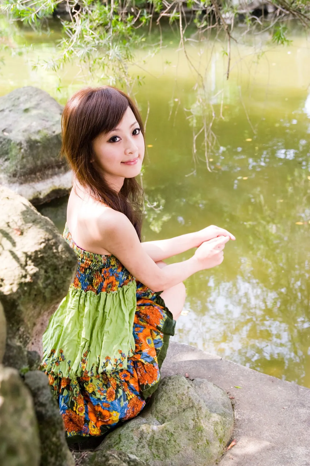 Guo Zi MM, Zhang Kaijie, Shuangxi Park Outdoor Shoot Photo Set photo 15