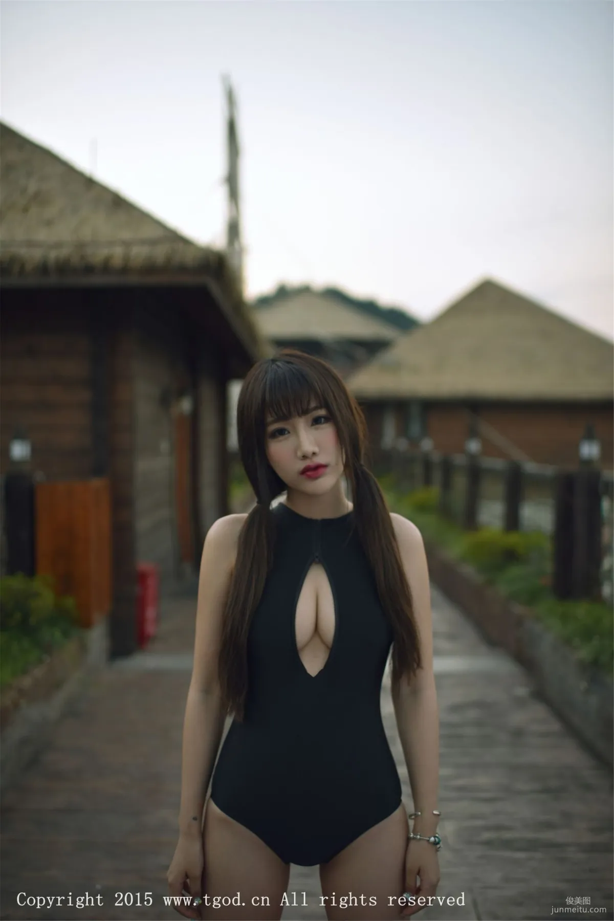Akiki Zhu Ruomu, Yunman Travel Shoot, Gymnastics Suit and School Swimsuit Series [TGOD] Photo Set photo 50