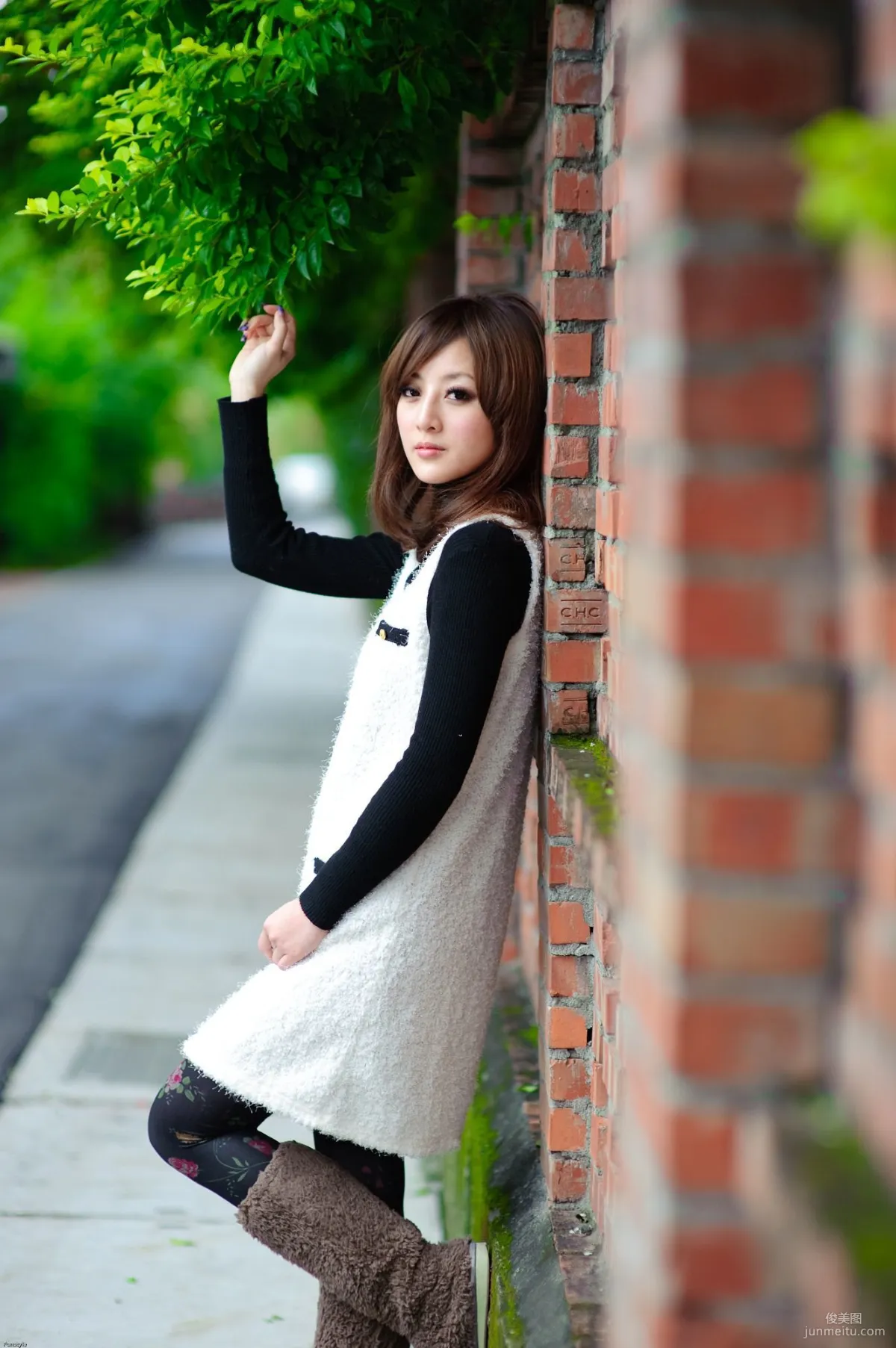 Guozi Mikako, Tamsui Little White House and Hobe Fort Outdoor Shoot Photo Set photo 2