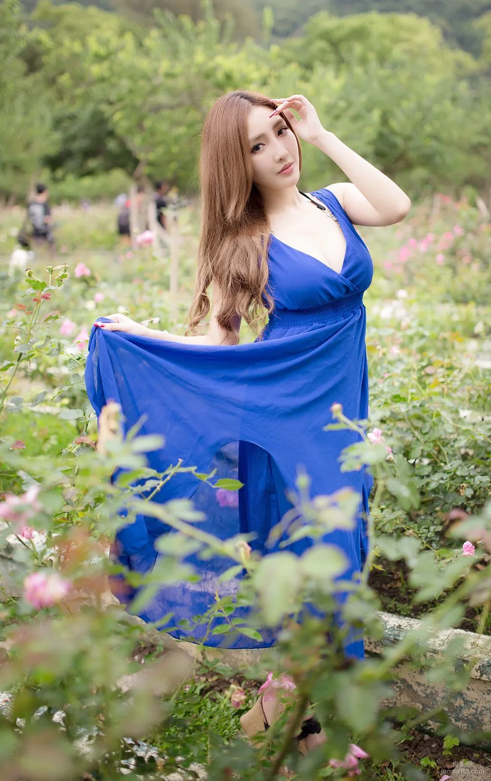 Taiwan Zhao Yun Syuan "Top Grade Blue Long Dress Goddess" Photo Set photo 90