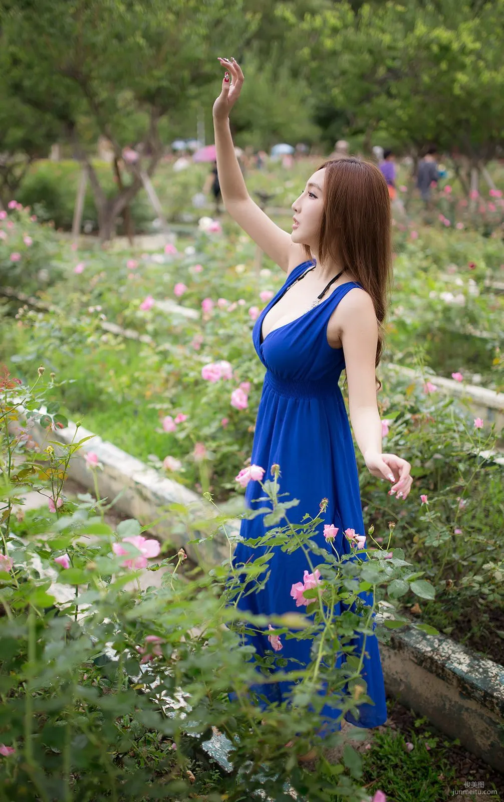 Taiwan Zhao Yun Syuan "Top Grade Blue Long Dress Goddess" Photo Set photo 78