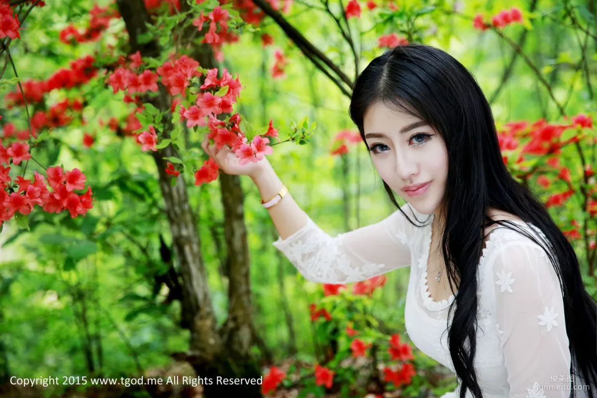 Youth Goddesses Lu Siyu, Xia Jing Goddess Arrives Jiujiang Huayuan Valley [TGOD] Photo Set photo 24