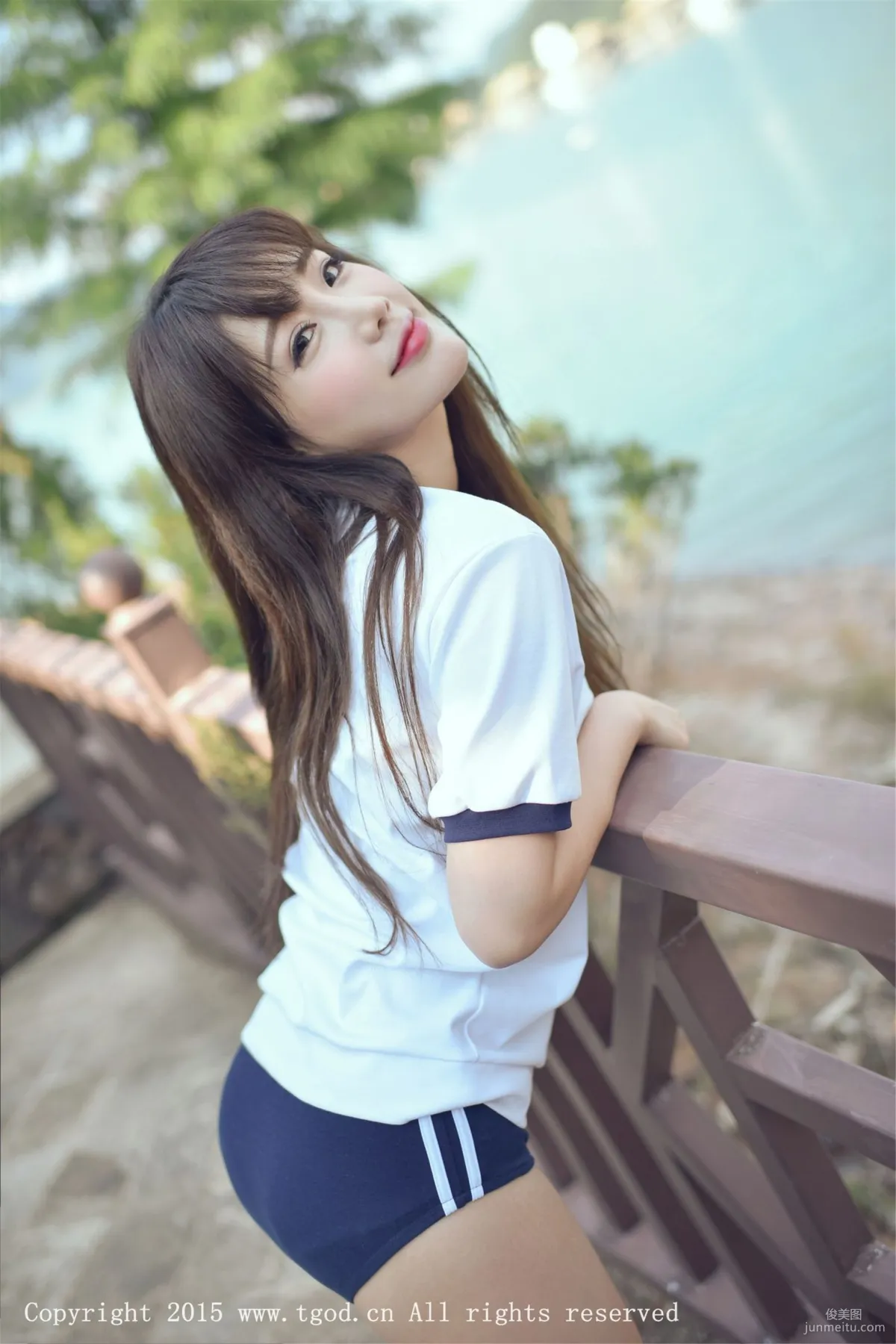 Akiki Zhu Ruomu, Yunman Travel Shoot, Gymnastics Suit and School Swimsuit Series [TGOD] Photo Set photo 24