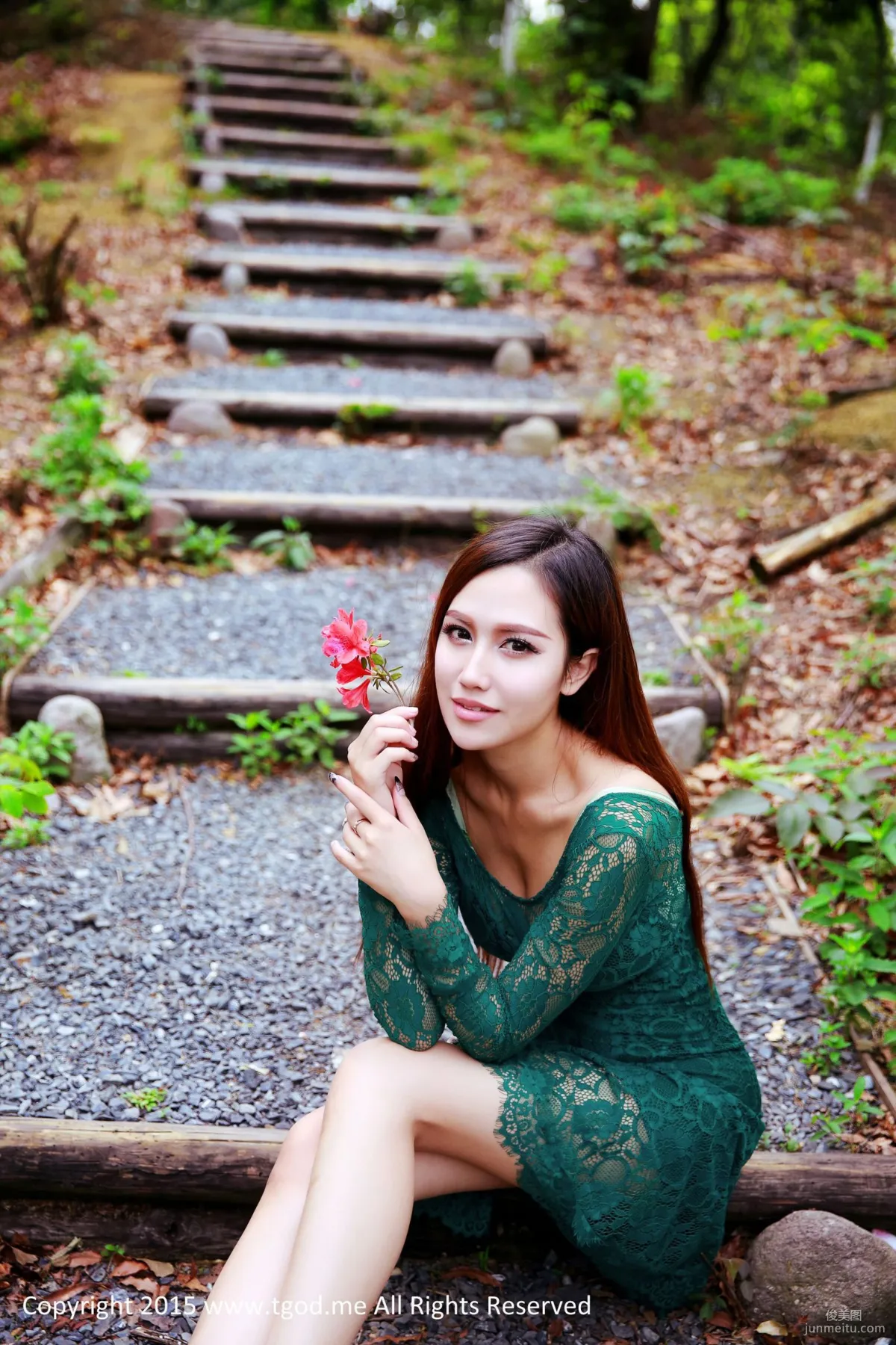 Youth Goddesses Lu Siyu, Xia Jing Goddess Arrives Jiujiang Huayuan Valley [TGOD] Photo Set photo 25