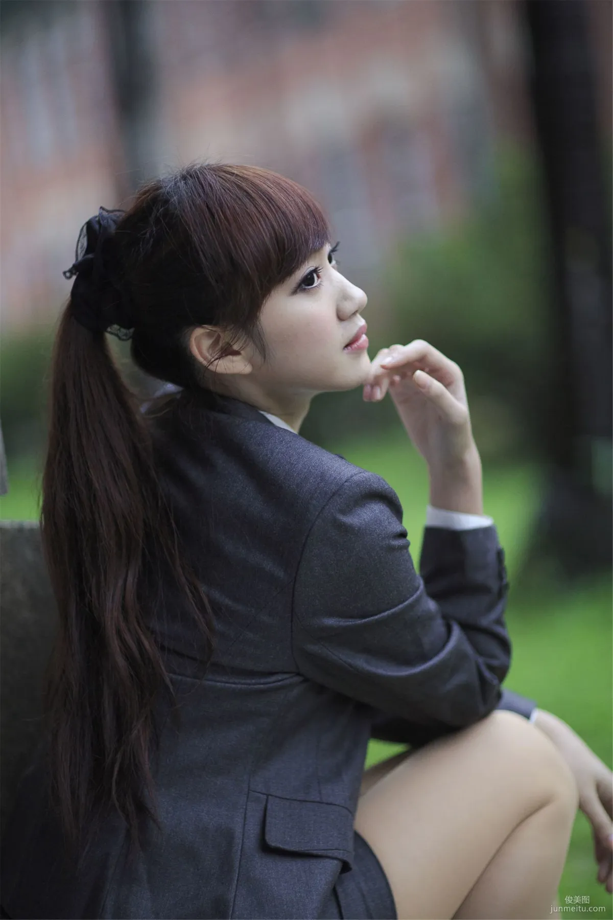 Taiwan Beauty Xiao Ya, NTU Medical College Outdoor Shoot Photo Set photo 8