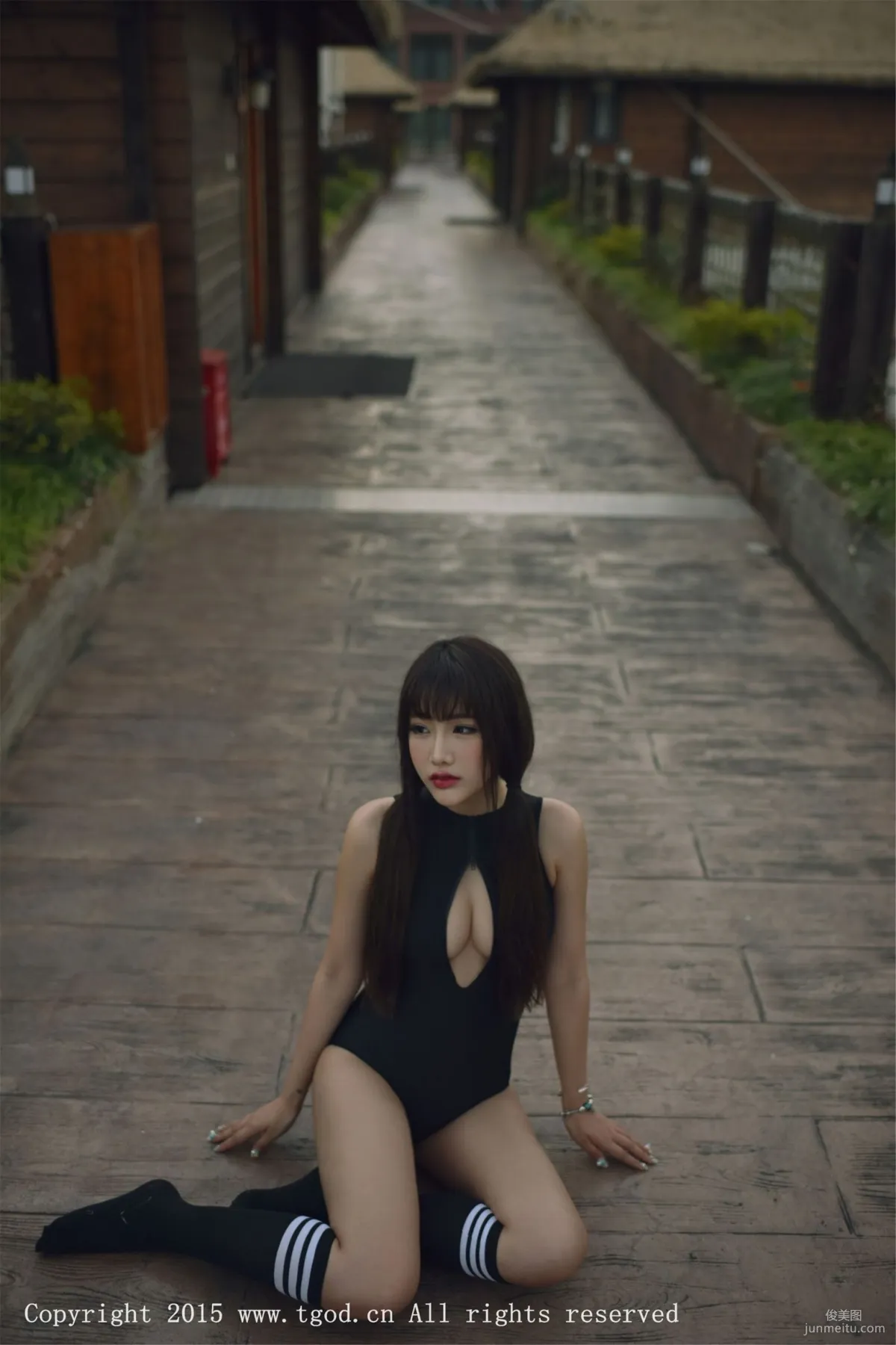 Akiki Zhu Ruomu, Yunman Travel Shoot, Gymnastics Suit and School Swimsuit Series [TGOD] Photo Set photo 54