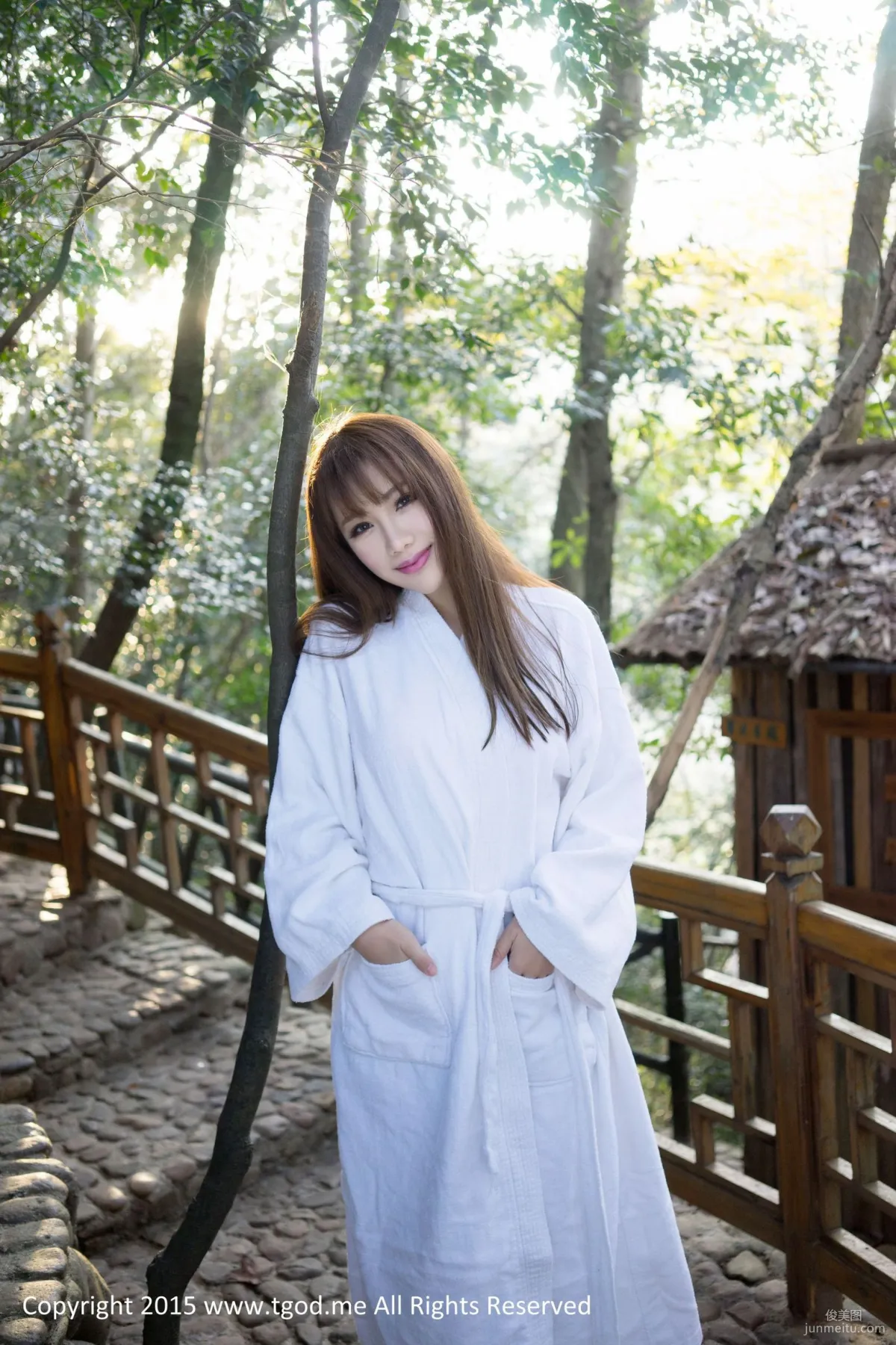 Yu Ji Una, Akiki Zhu Ruomu, Goddess Arrives: Suichang Tangmu Garden [TGOD] Photo Set photo 48