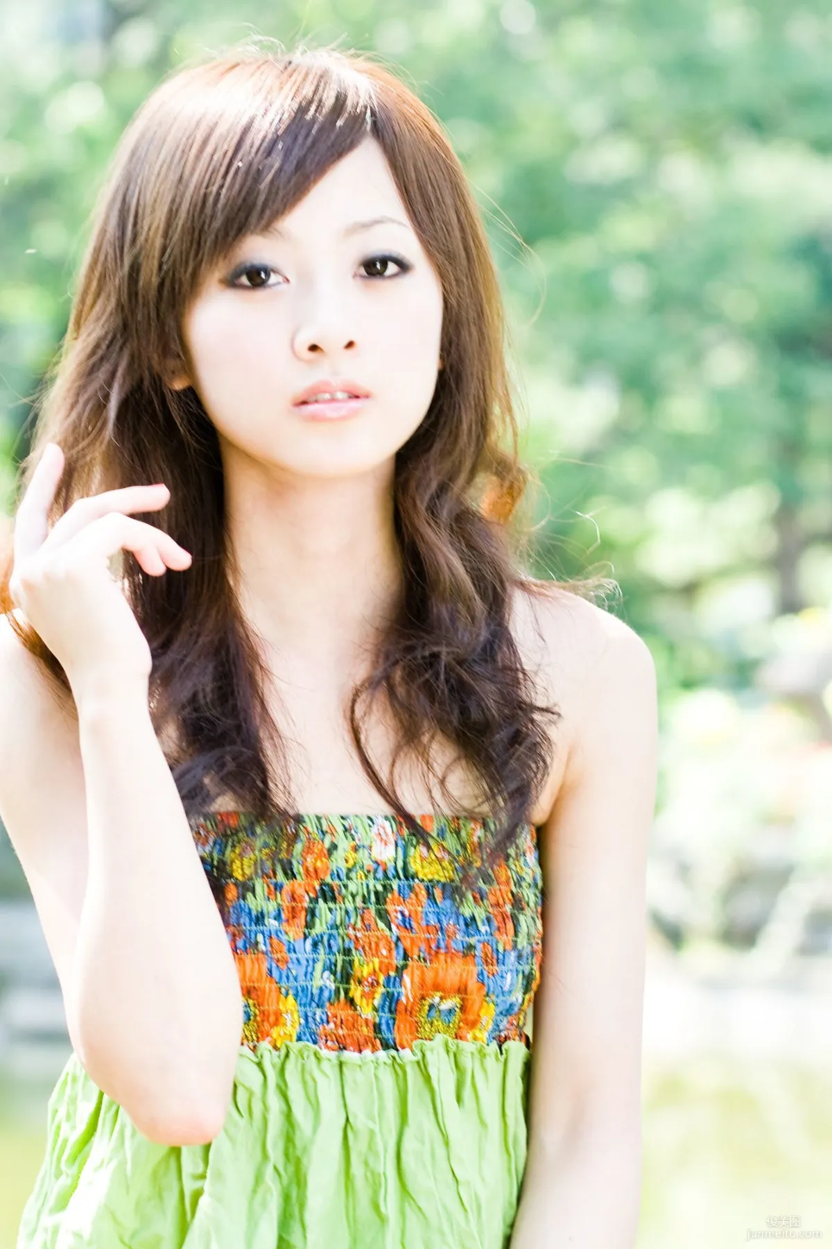 Guo Zi MM, Zhang Kaijie, Shuangxi Park Outdoor Shoot Photo Set photo 7