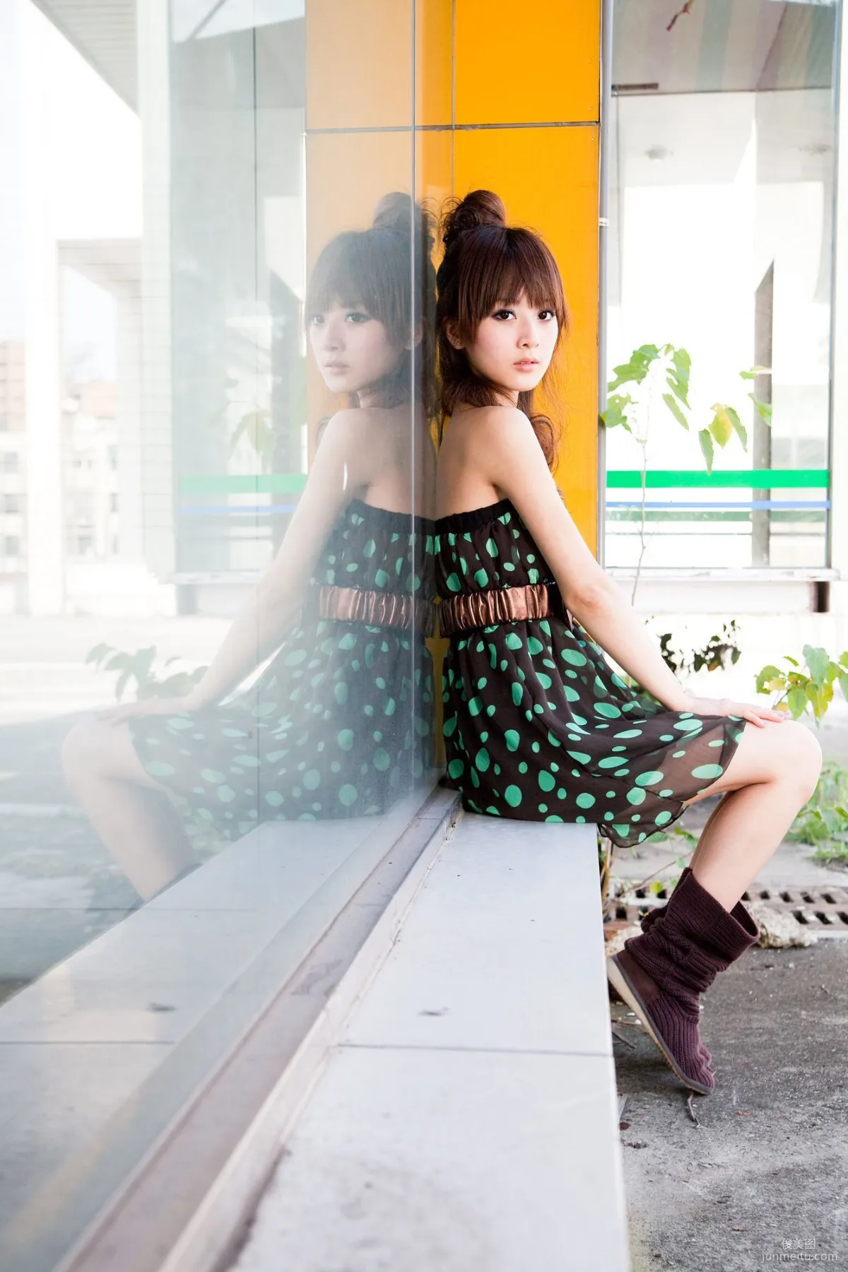 Guozi MM / Zhang Yunfei, Children's Traffic Museum Outdoor Shoot Part 2 Photo Set photo 11