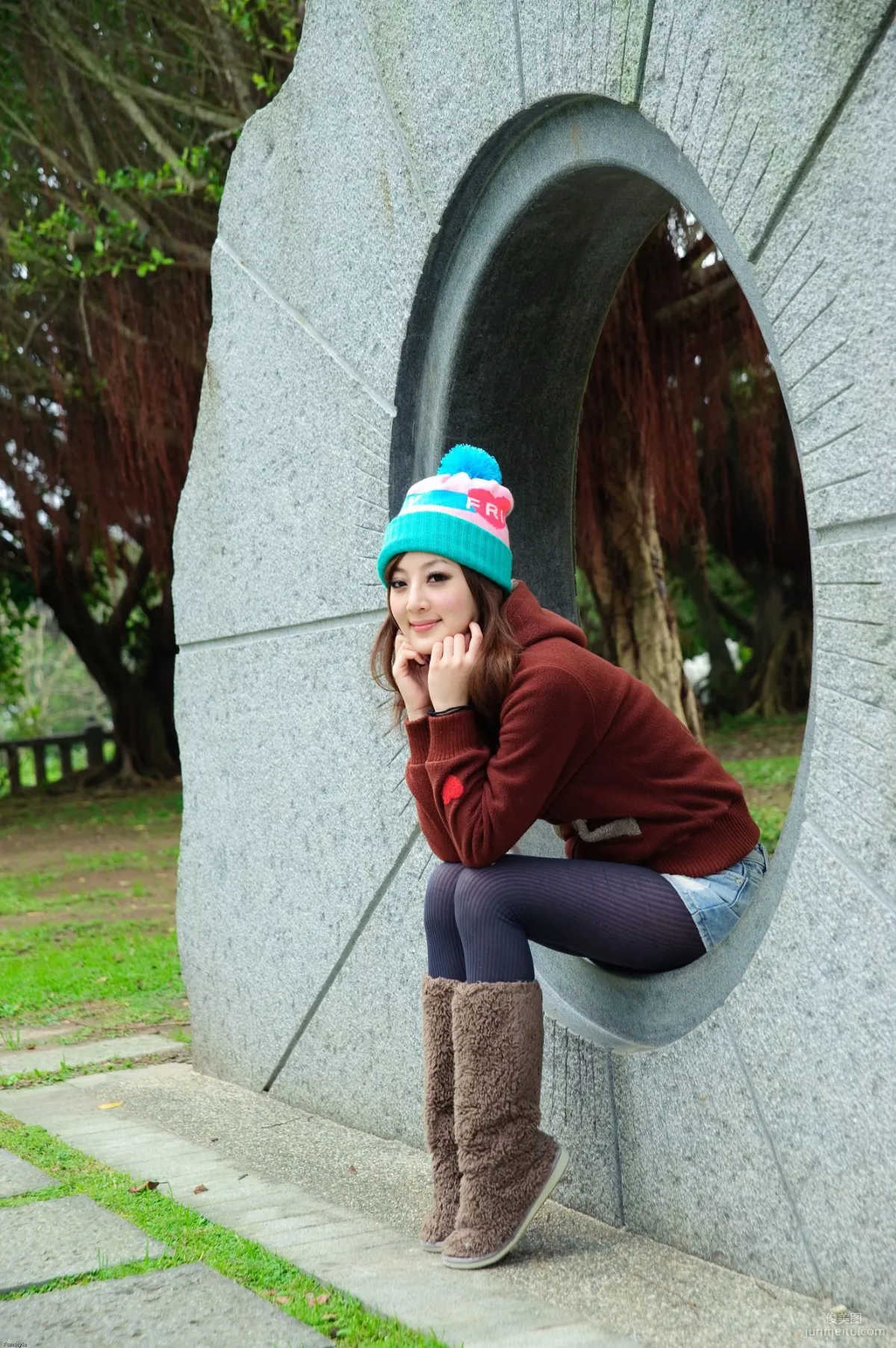 Guozi Mikako, Tamsui Little White House and Hobe Fort Outdoor Shoot Photo Set photo 38