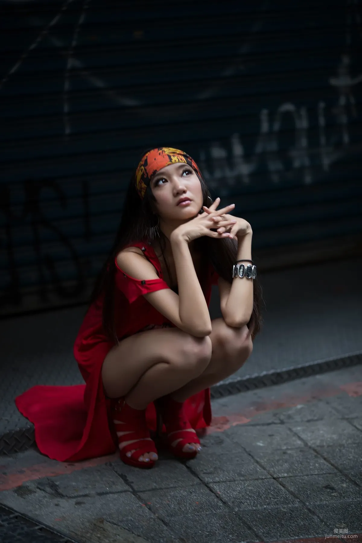 Taiwan Leg Model Tina Chen Siting, American Street, Street Snap Photo Set photo 14