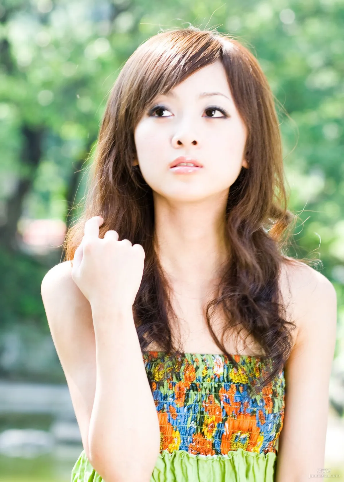 Guo Zi MM, Zhang Kaijie, Shuangxi Park Outdoor Shoot Photo Set photo 8