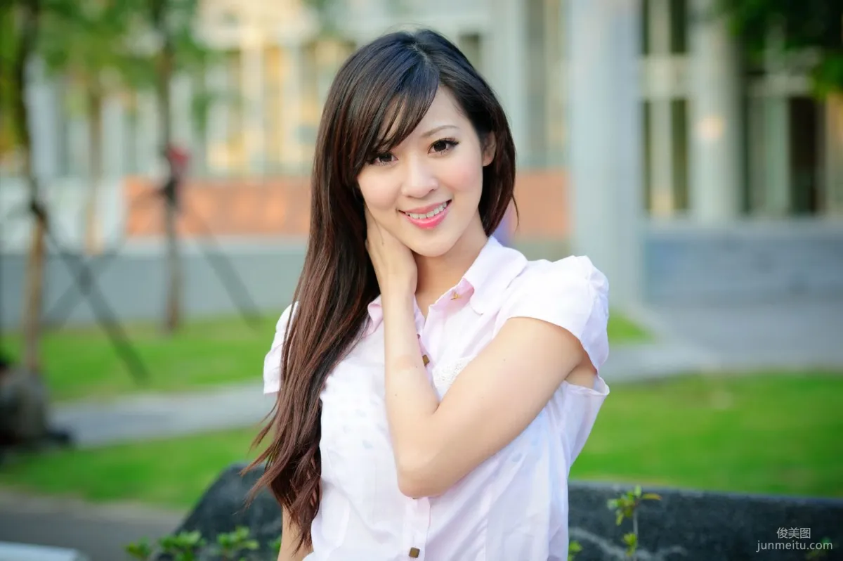 Ginnie Han Gennie / Wei Wei / Chen Weirong Fresh and Beautiful Outdoor Shoot Photo Set photo 18