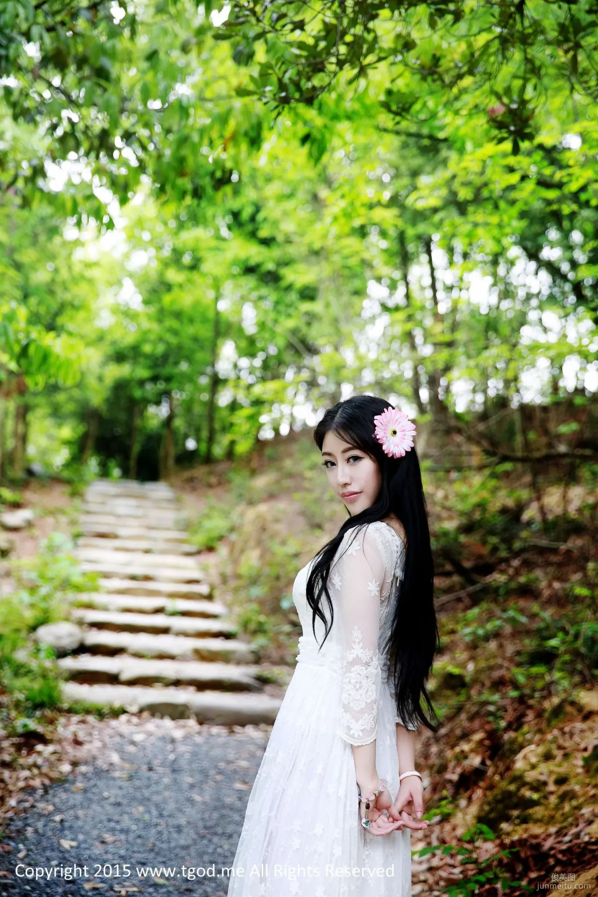 Youth Goddesses Lu Siyu, Xia Jing Goddess Arrives Jiujiang Huayuan Valley [TGOD] Photo Set photo 23