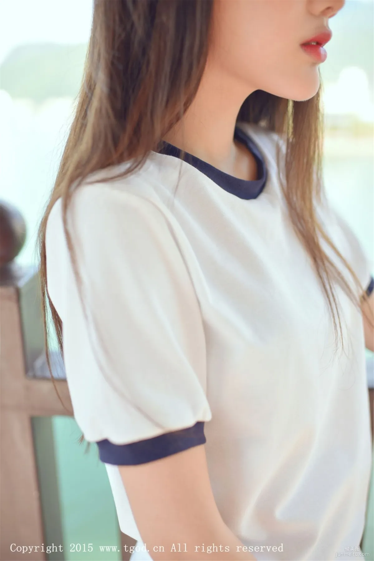 Akiki Zhu Ruomu, Yunman Travel Shoot, Gymnastics Suit and School Swimsuit Series [TGOD] Photo Set photo 6