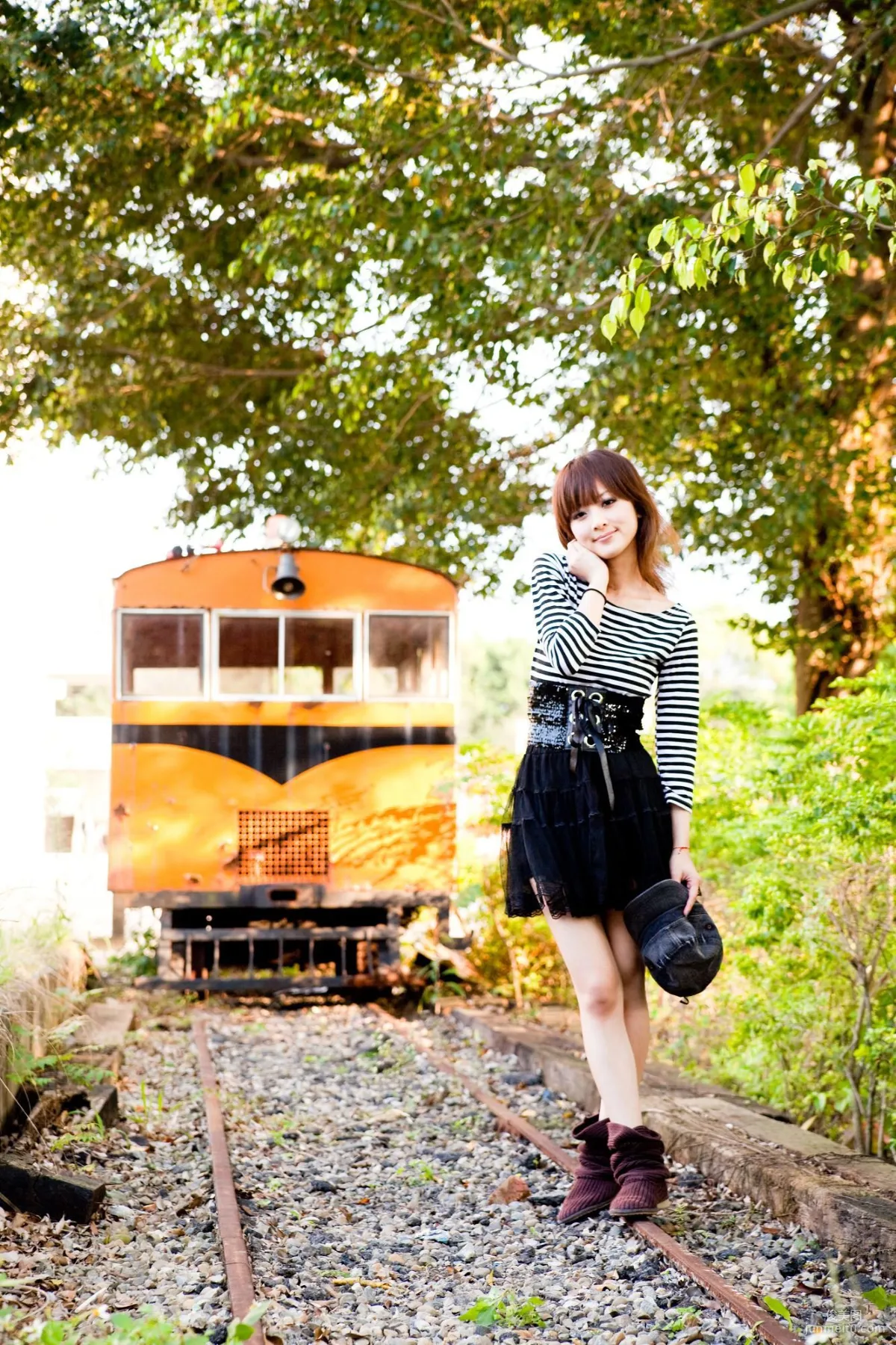 Guozi MM / Zhang Yunfei, Children's Traffic Museum Outdoor Shoot Part 2 Photo Set photo 46