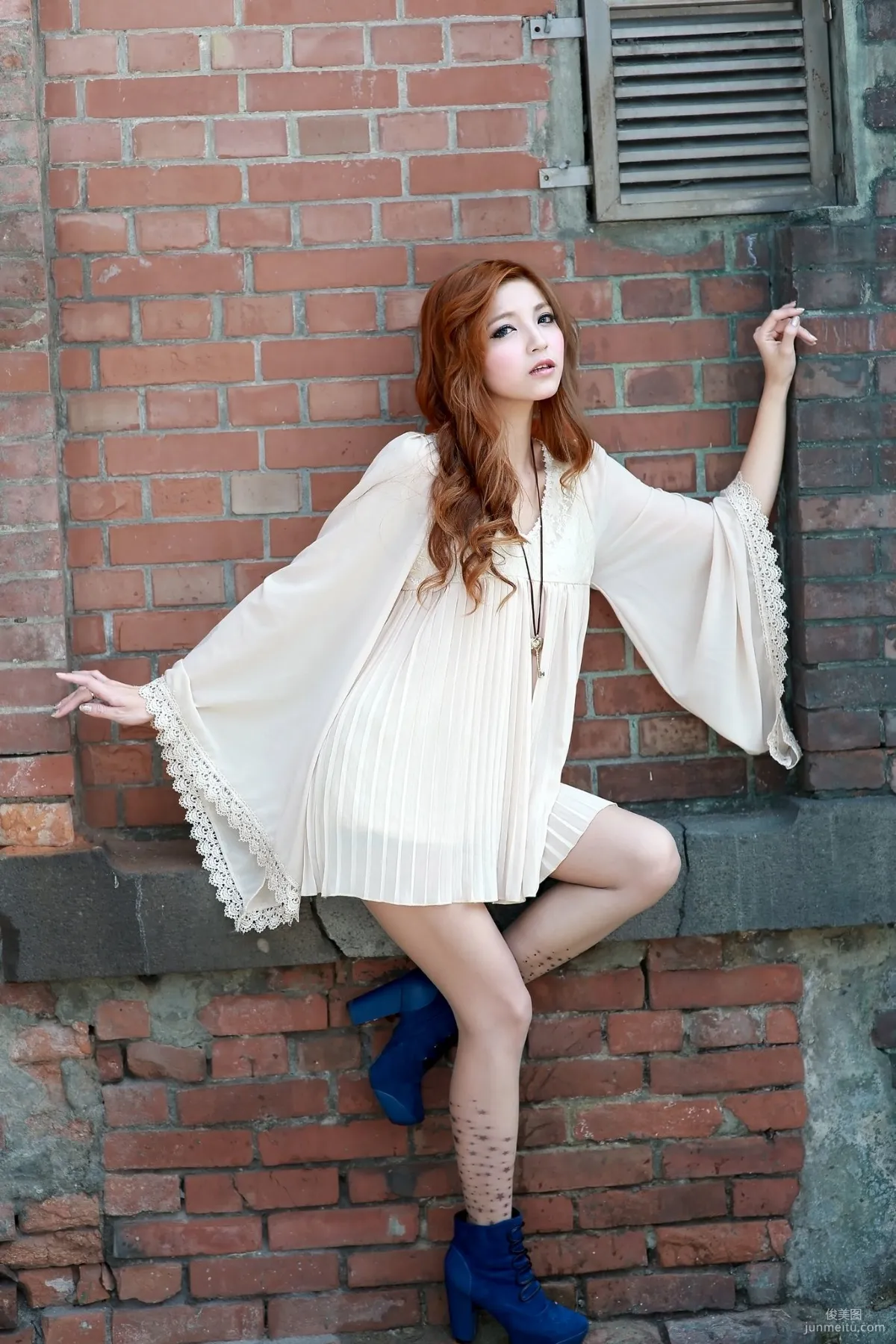 Taiwan Beauty Mikiyo, Fresh and Sweet Street Snap, Photo Set photo 9