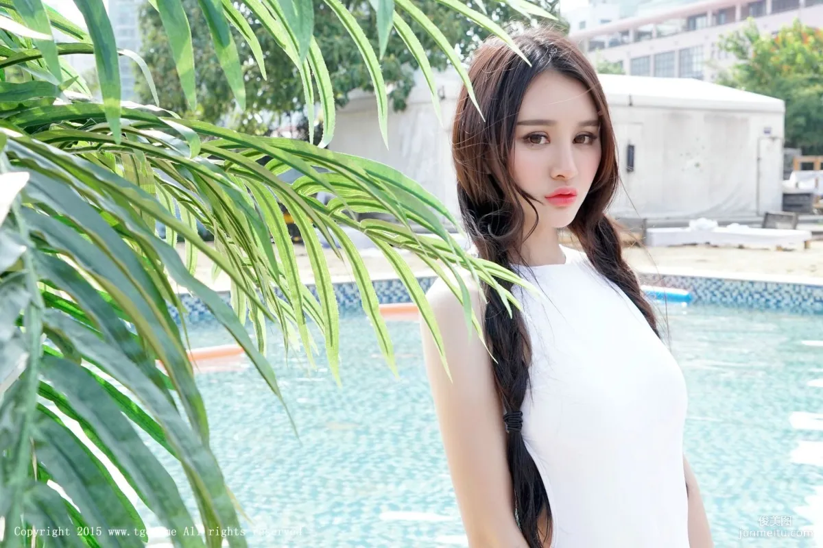 Cheryl Qingshu, Bikini and White Shirt Series [TGOD] Photo Set photo 14