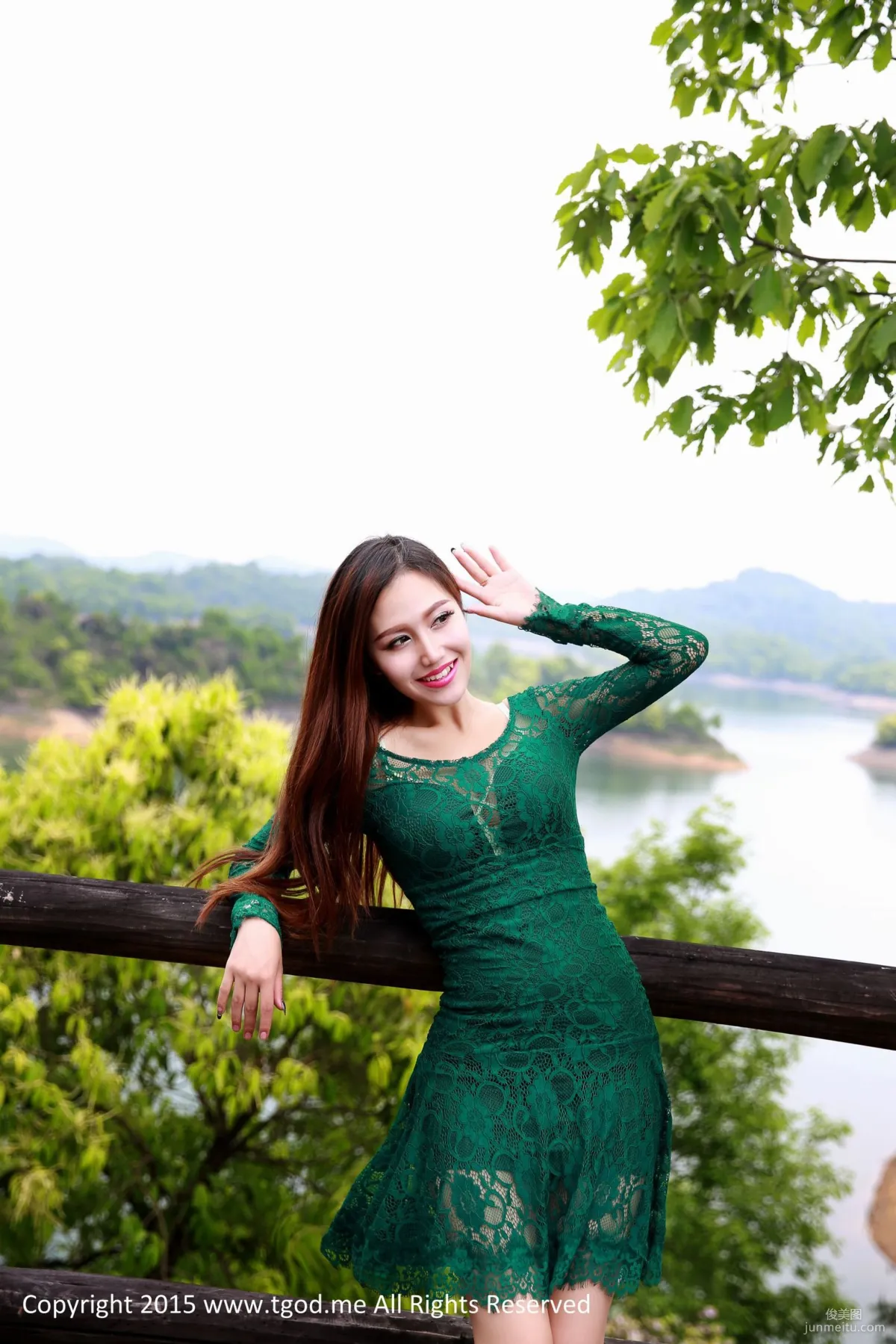 Youth Goddesses Lu Siyu, Xia Jing Goddess Arrives Jiujiang Huayuan Valley [TGOD] Photo Set photo 26