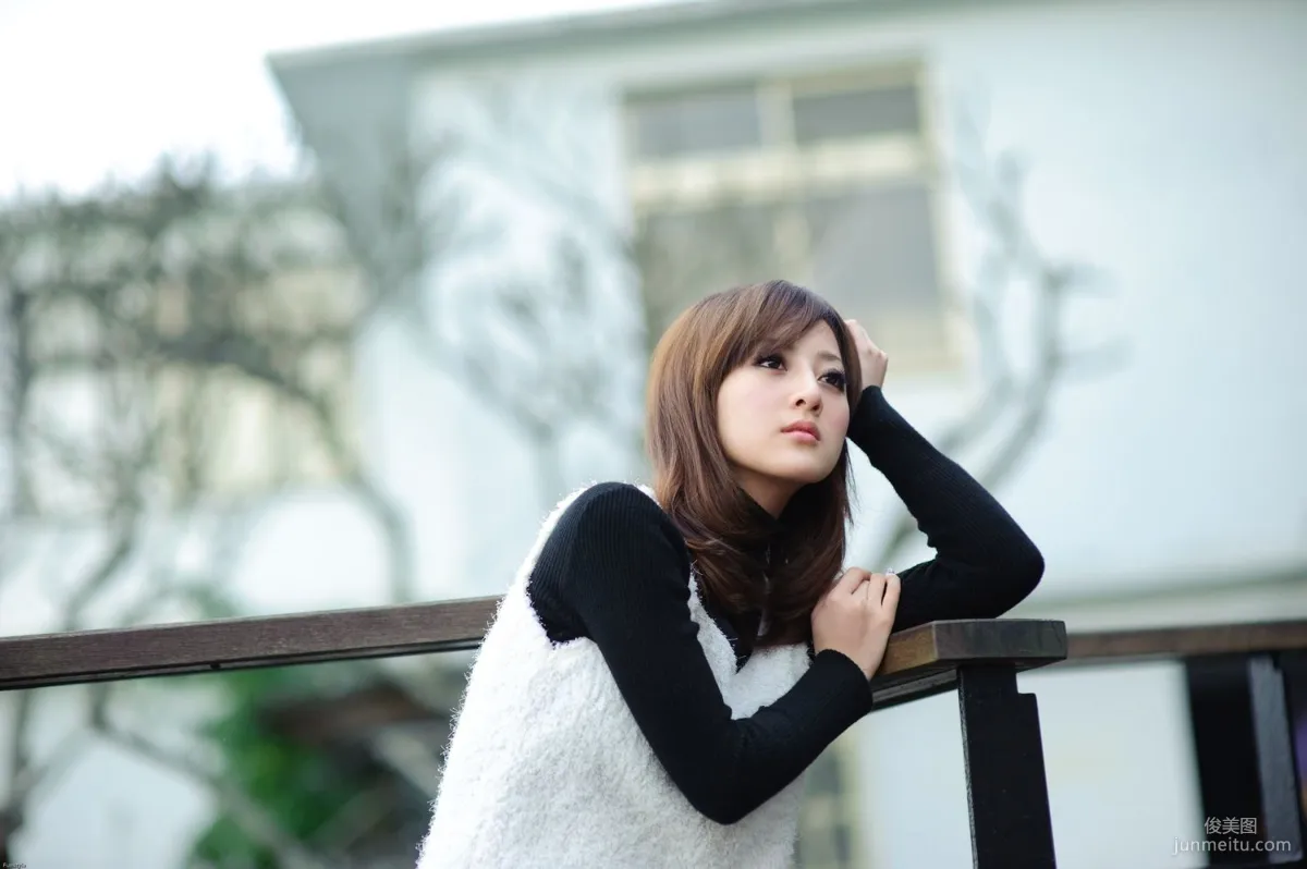 Guozi Mikako, Tamsui Little White House and Hobe Fort Outdoor Shoot Photo Set photo 9