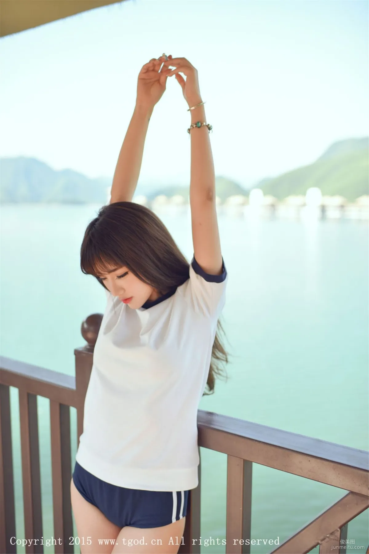 Akiki Zhu Ruomu, Yunman Travel Shoot, Gymnastics Suit and School Swimsuit Series [TGOD] Photo Set photo 8