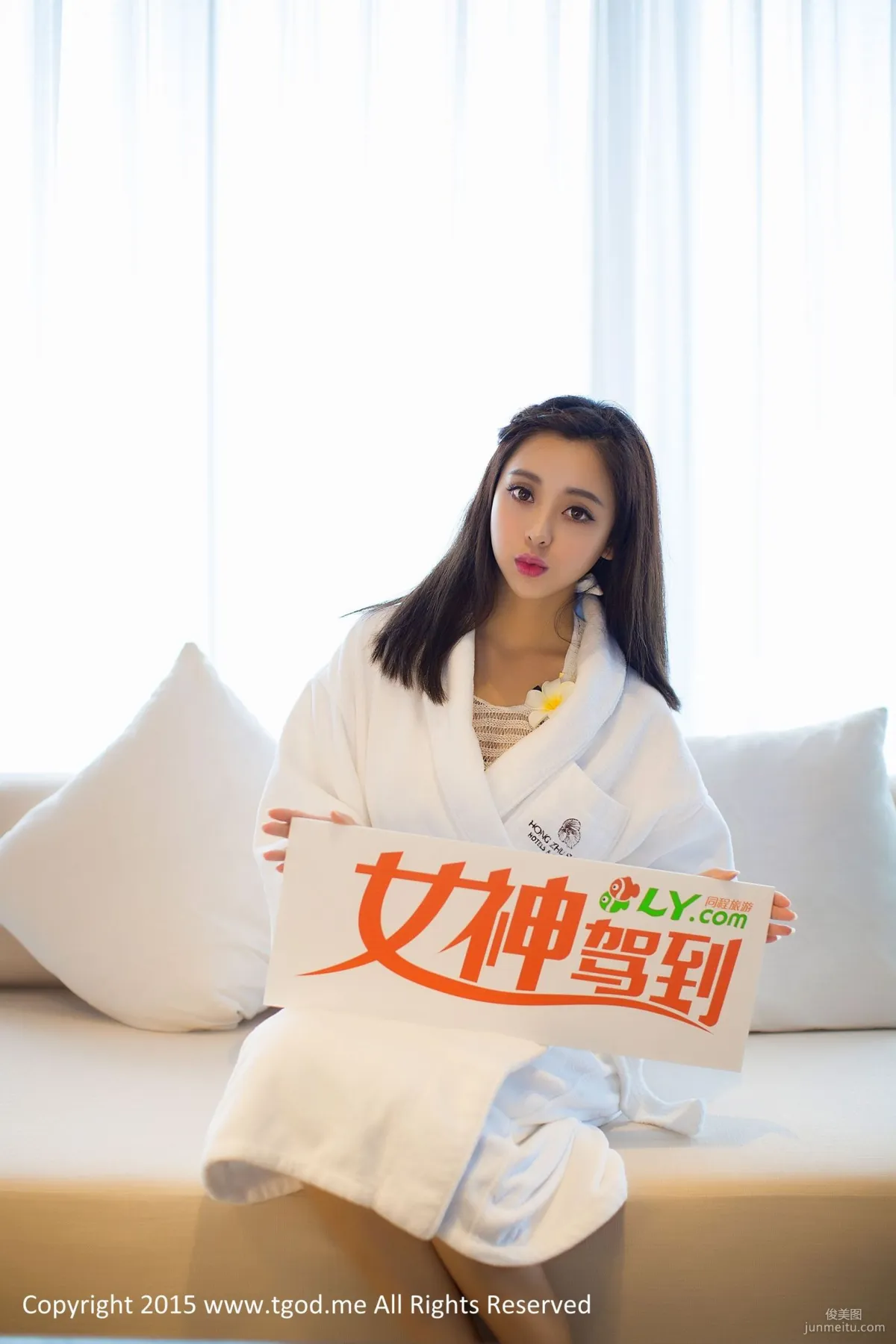 Liang Jingying, Li Ke Goddess Arrives Emeishan Hongzhushan Hot Spring Wu Meiniang Legend [TGOD] Photo Set photo 14