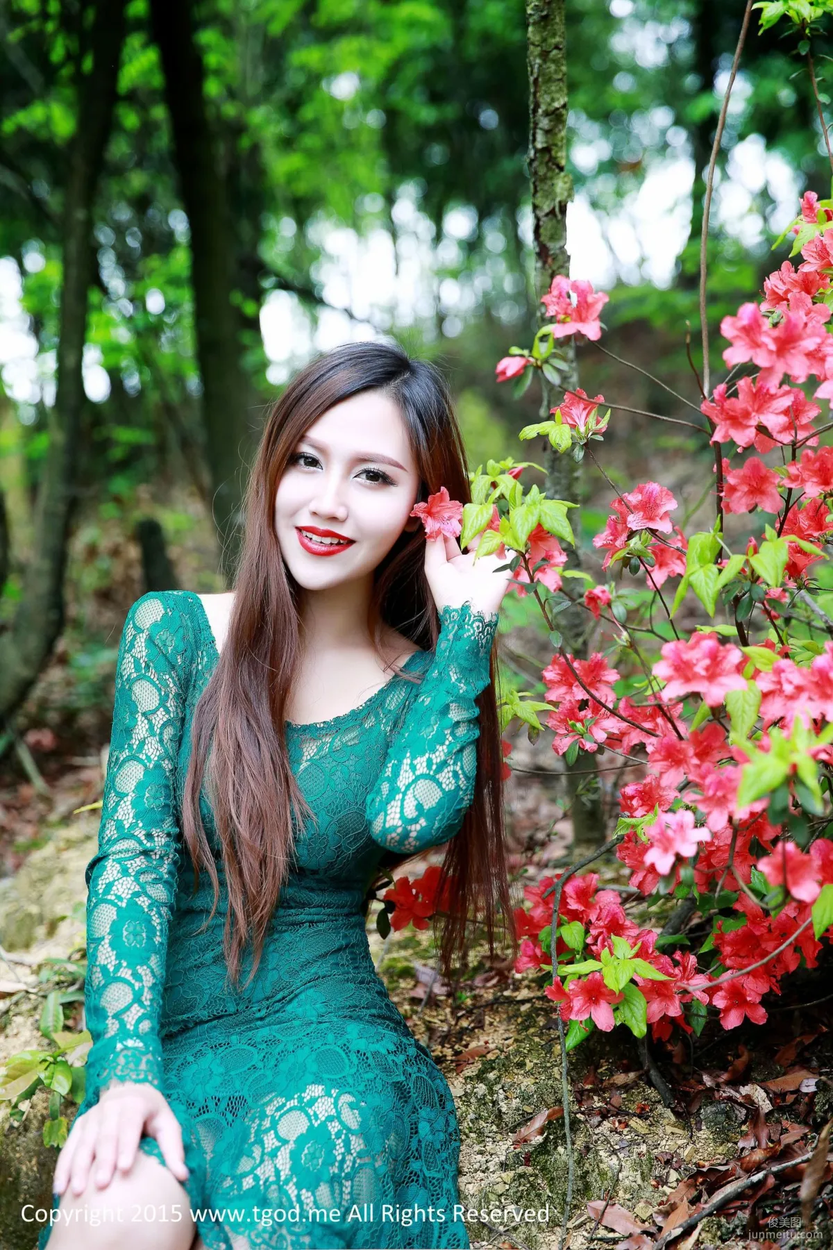 Youth Goddesses Lu Siyu, Xia Jing Goddess Arrives Jiujiang Huayuan Valley [TGOD] Photo Set photo 22