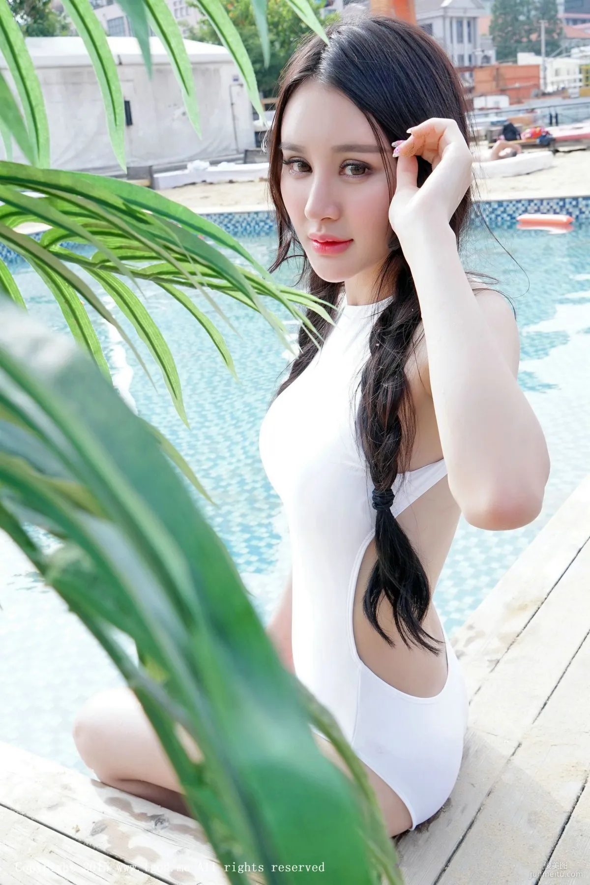 Cheryl Qingshu, Bikini and White Shirt Series [TGOD] Photo Set photo 21