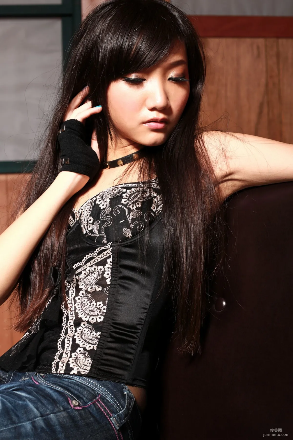 Tina Li Shuang Black Stockings Street Snap Photos Photo Collection photo 29