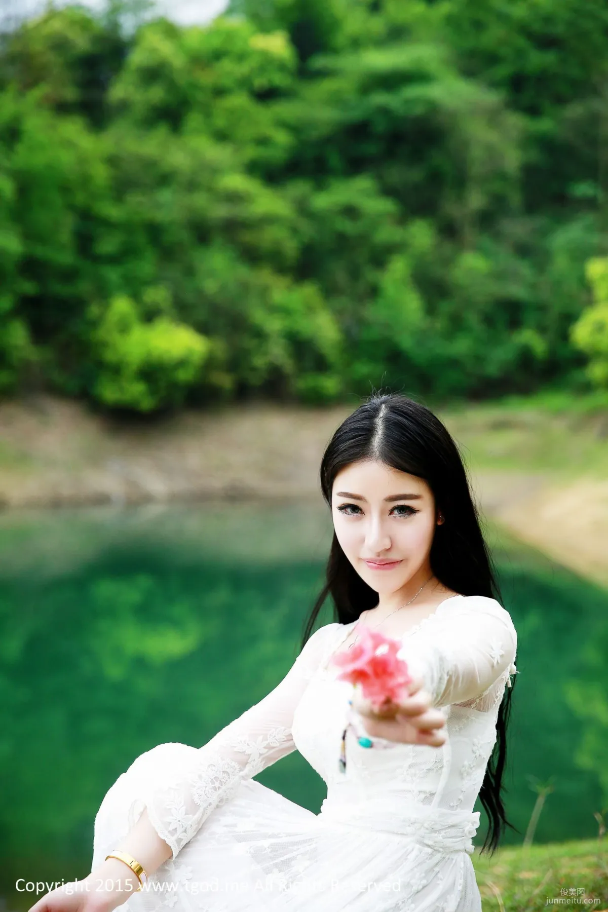 Youth Goddesses Lu Siyu, Xia Jing Goddess Arrives Jiujiang Huayuan Valley [TGOD] Photo Set photo 31