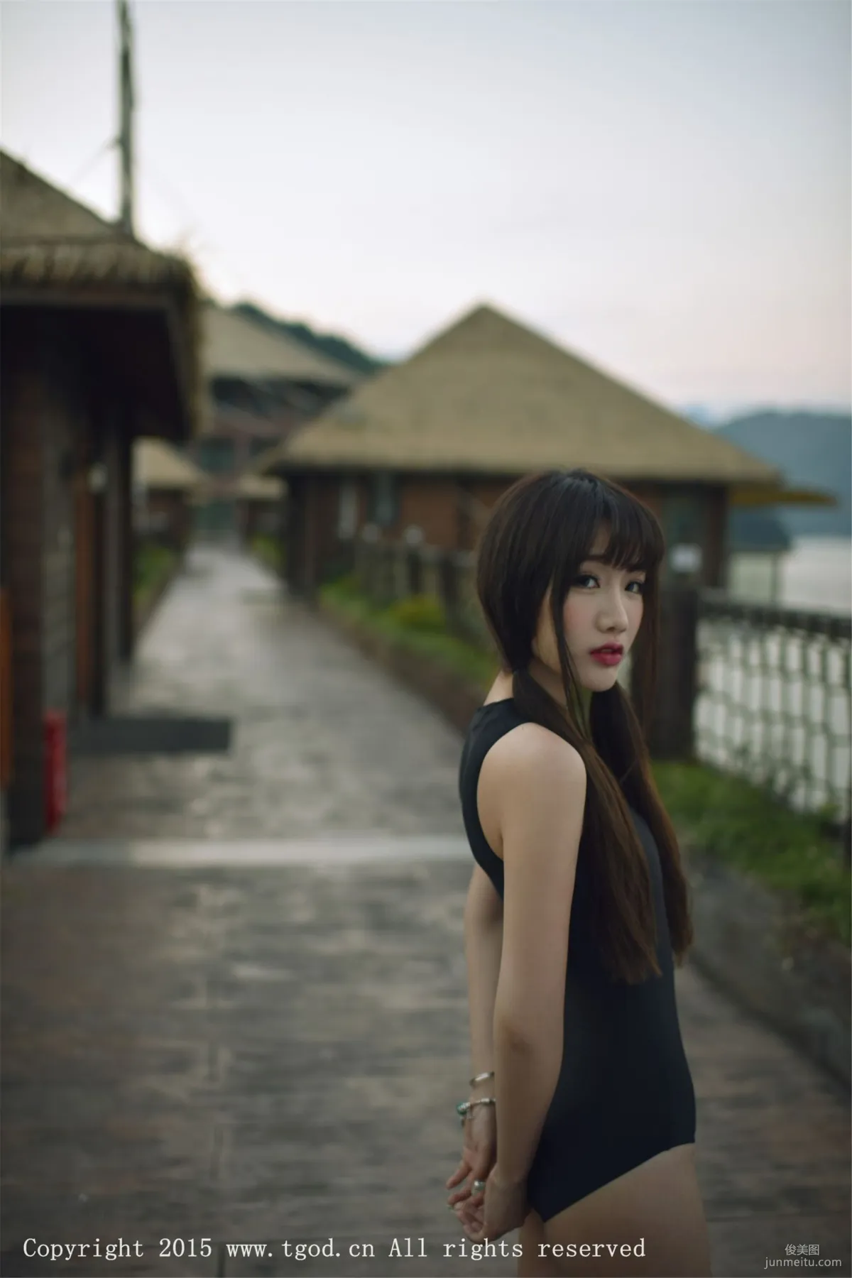 Akiki Zhu Ruomu, Yunman Travel Shoot, Gymnastics Suit and School Swimsuit Series [TGOD] Photo Set photo 51