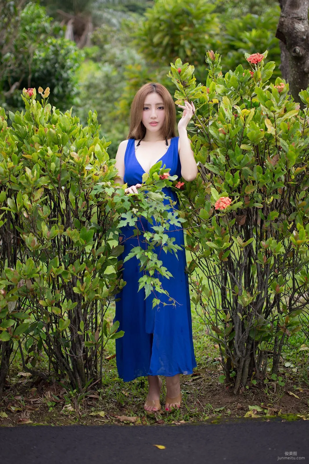 Taiwan Zhao Yun Syuan "Top Grade Blue Long Dress Goddess" Photo Set photo 116