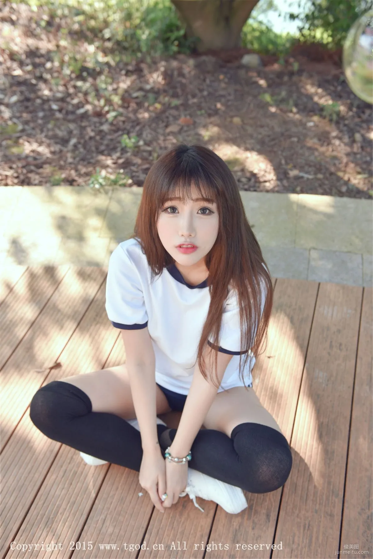 Akiki Zhu Ruomu, Yunman Travel Shoot, Gymnastics Suit and School Swimsuit Series [TGOD] Photo Set photo 38