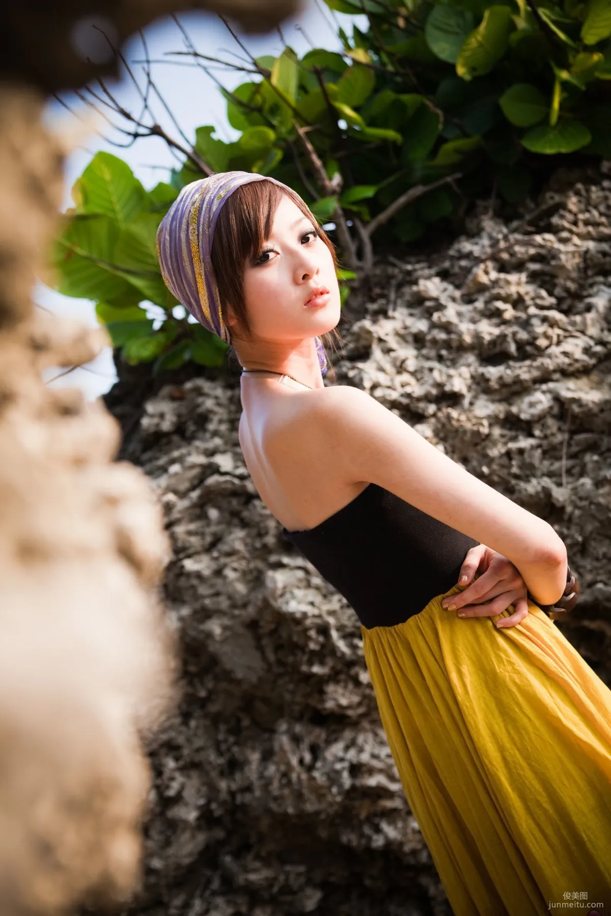 Taiwan Goddess Guozai MM, Xiaopin, Little Liuqiu Outdoor Shoot Photo Set photo 22