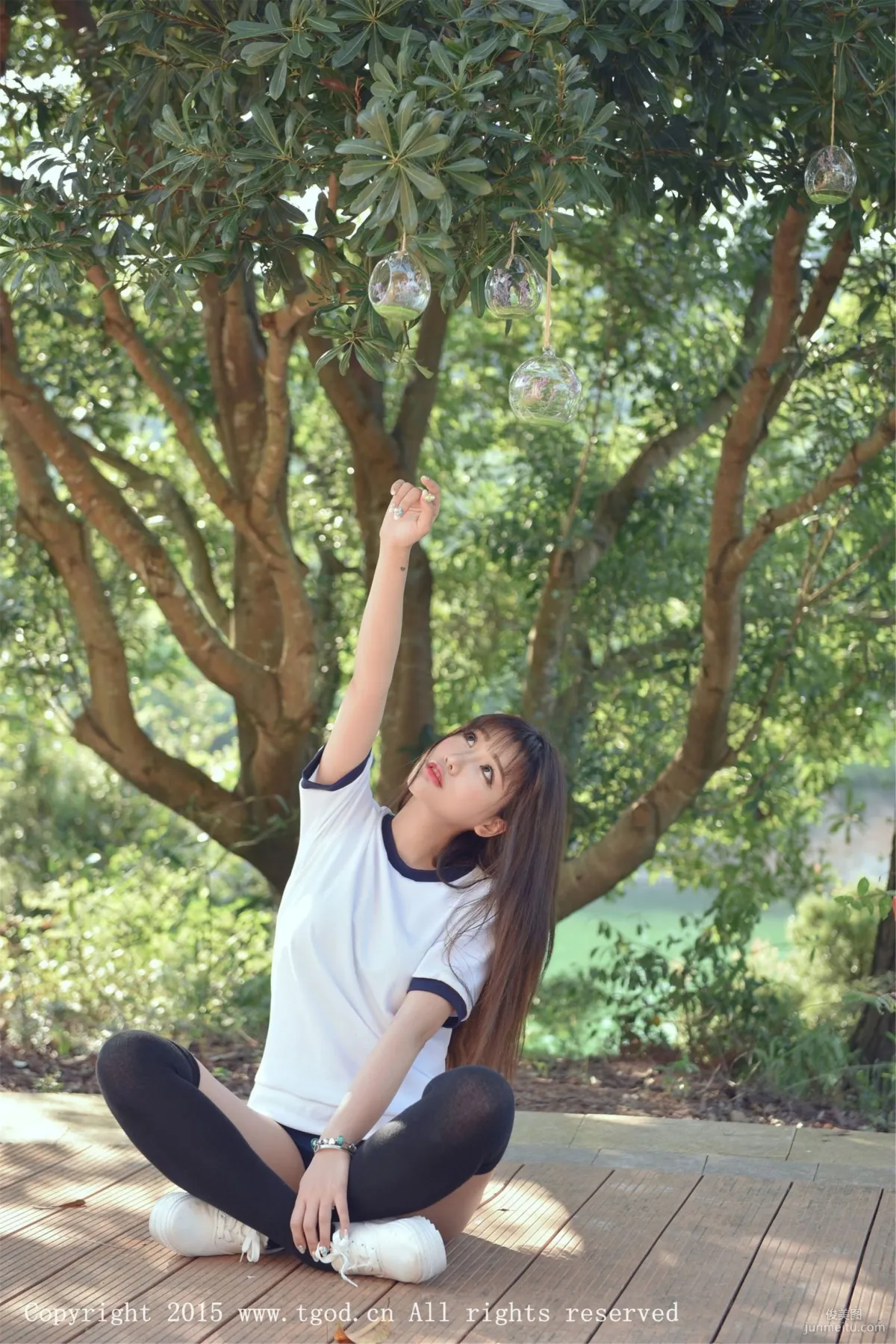 Akiki Zhu Ruomu, Yunman Travel Shoot, Gymnastics Suit and School Swimsuit Series [TGOD] Photo Set photo 36