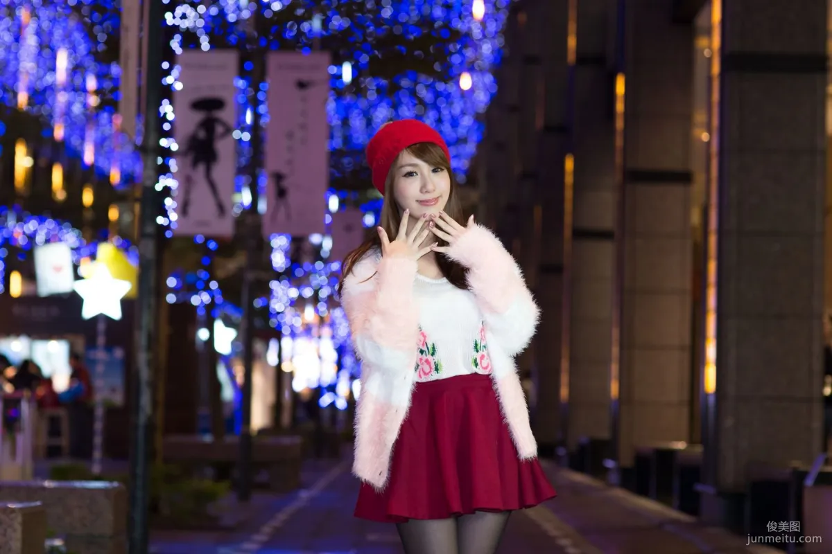 台湾正妹呂小步/吕思莹《黑丝夜拍》写真集6