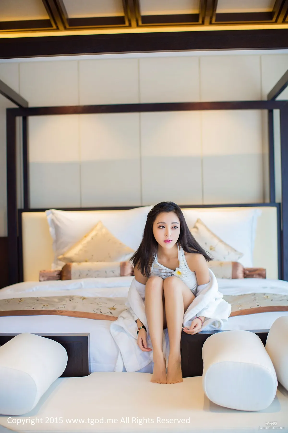 Liang Jingying, Li Ke Goddess Arrives Emeishan Hongzhushan Hot Spring Wu Meiniang Legend [TGOD] Photo Set photo 17