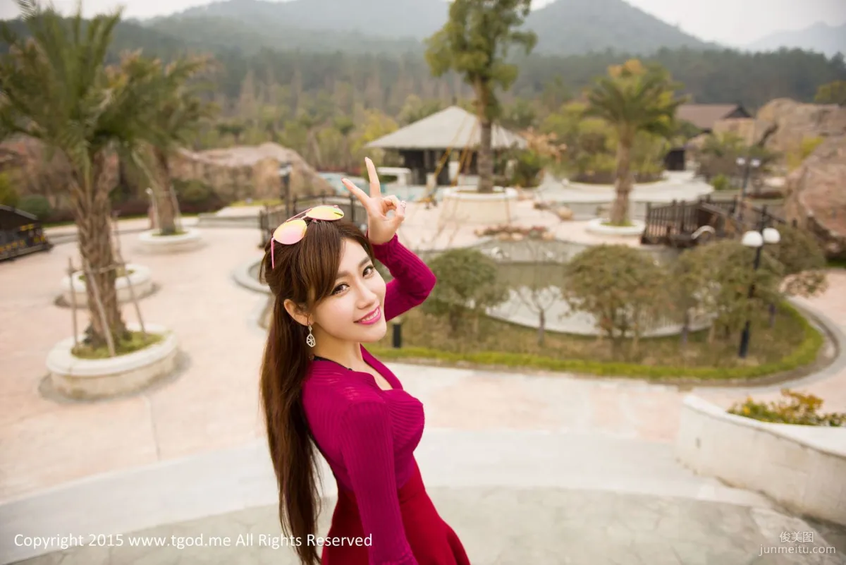 Aixi Ice, Cheng Xiaofan, Goddess Arrives, Xianhua Four Seasons Hot Spring [TGOD] Photo Set photo 14