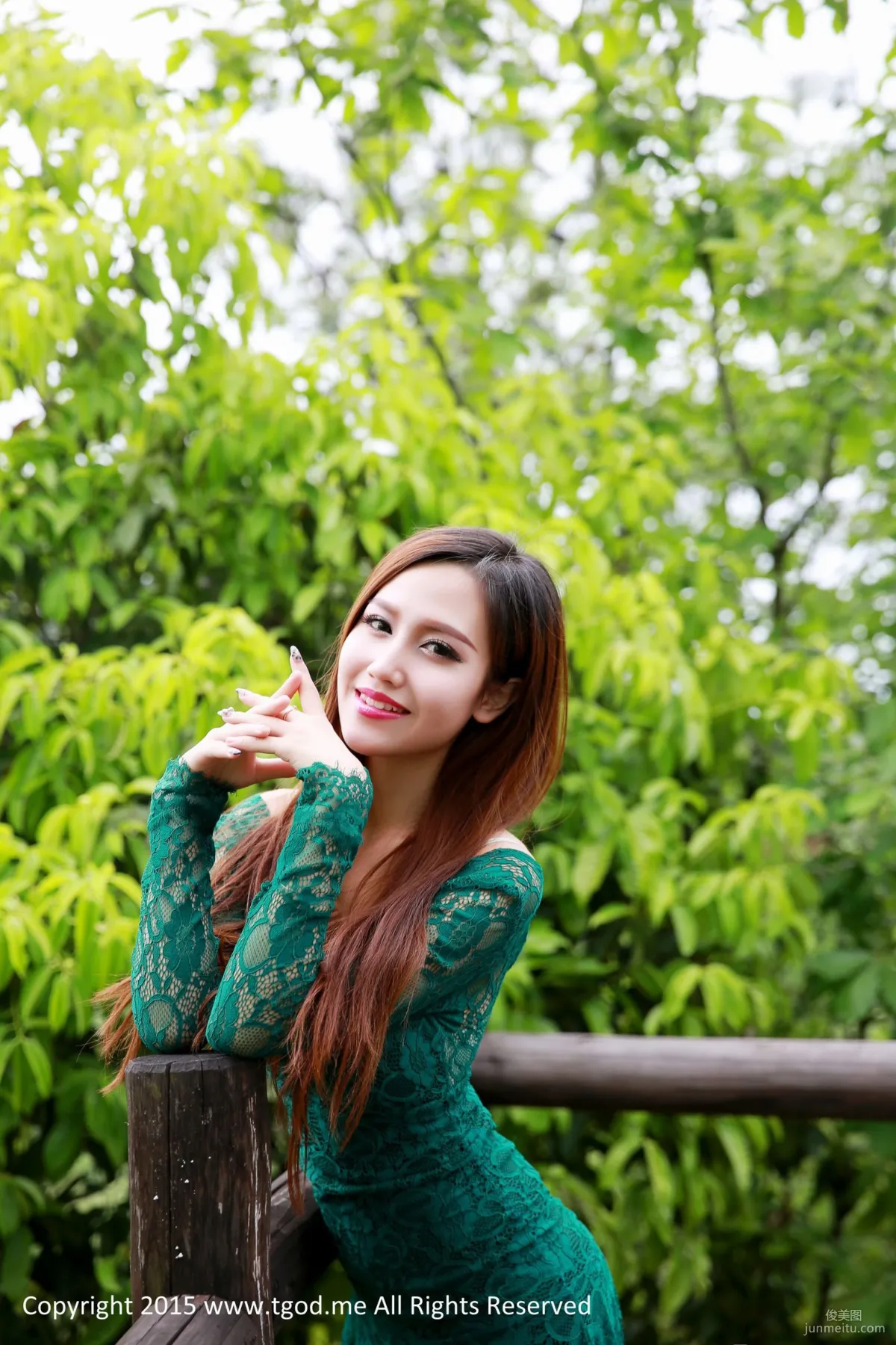 Youth Goddesses Lu Siyu, Xia Jing Goddess Arrives Jiujiang Huayuan Valley [TGOD] Photo Set photo 27