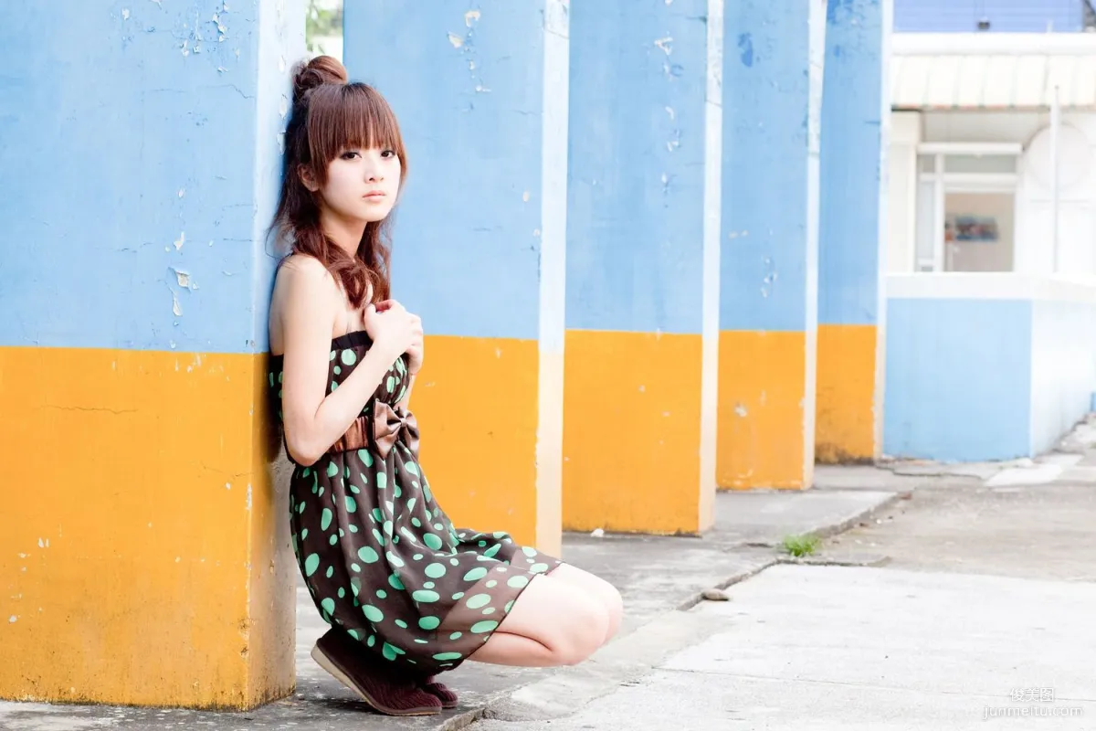 Guozi MM / Zhang Yunfei, Children's Traffic Museum Outdoor Shoot Part 2 Photo Set photo 7