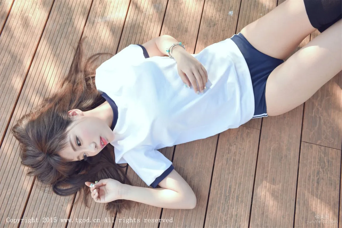 Akiki Zhu Ruomu, Yunman Travel Shoot, Gymnastics Suit and School Swimsuit Series [TGOD] Photo Set photo 42