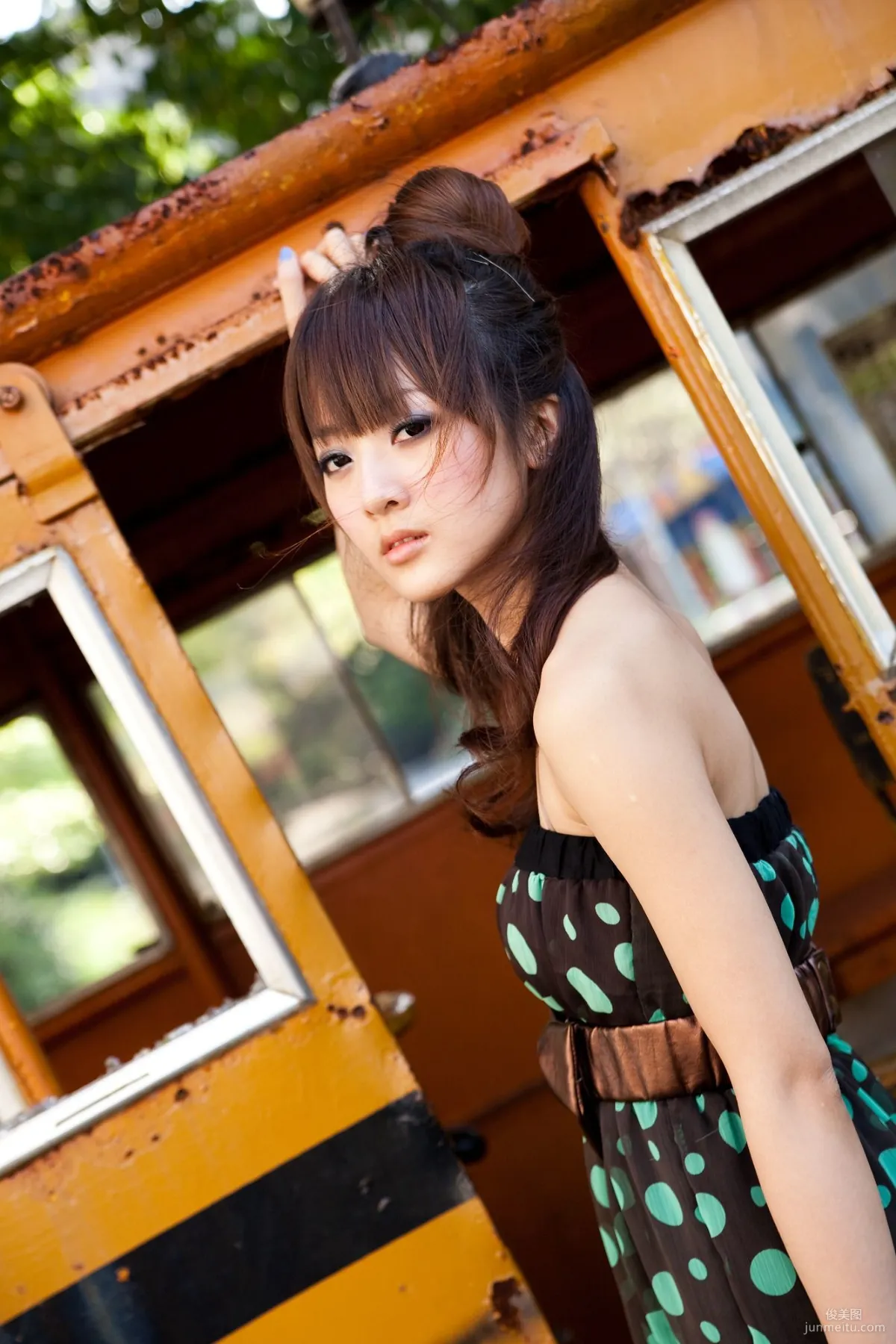 Guozi MM / Zhang Yunfei, Children's Traffic Museum Outdoor Shoot Part 2 Photo Set photo 13
