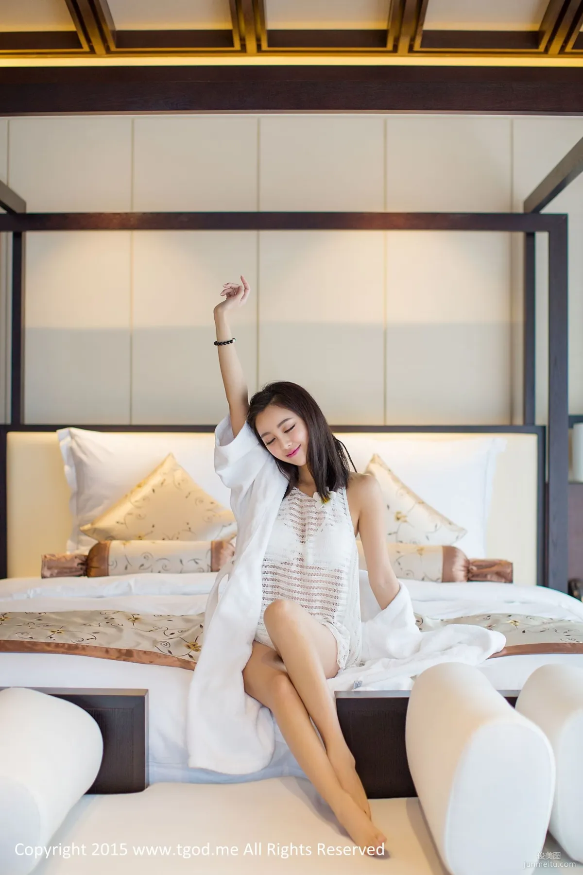 Liang Jingying, Li Ke Goddess Arrives Emeishan Hongzhushan Hot Spring Wu Meiniang Legend [TGOD] Photo Set photo 18