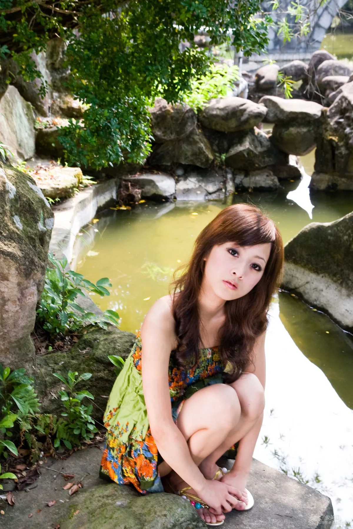 Guo Zi MM, Zhang Kaijie, Shuangxi Park Outdoor Shoot Photo Set photo 18